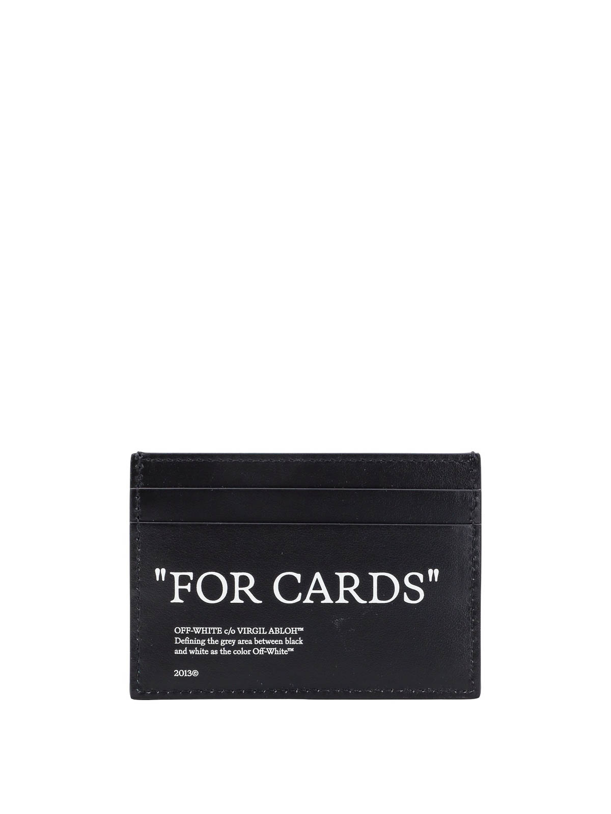 Shop Off-white Carteras Y Monederos - For Cards In Black
