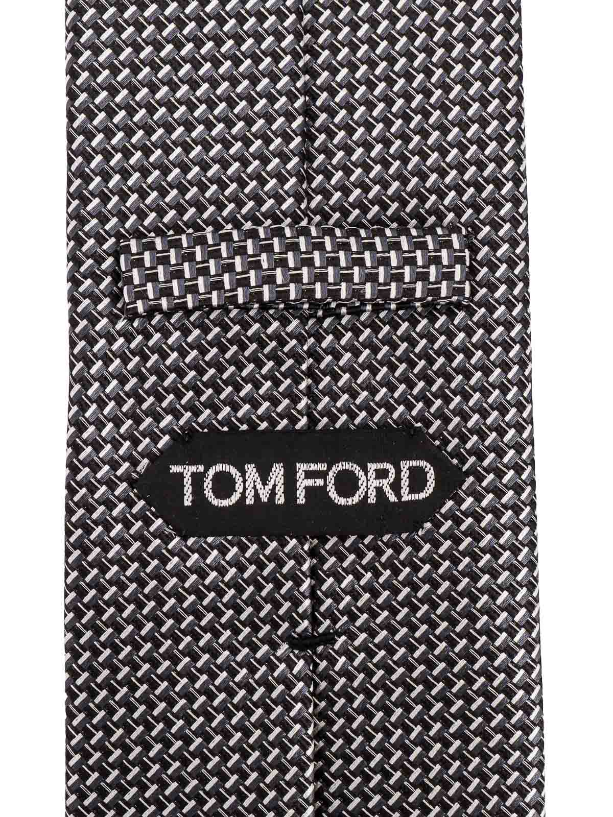 Shop Tom Ford Silk Tie In Black