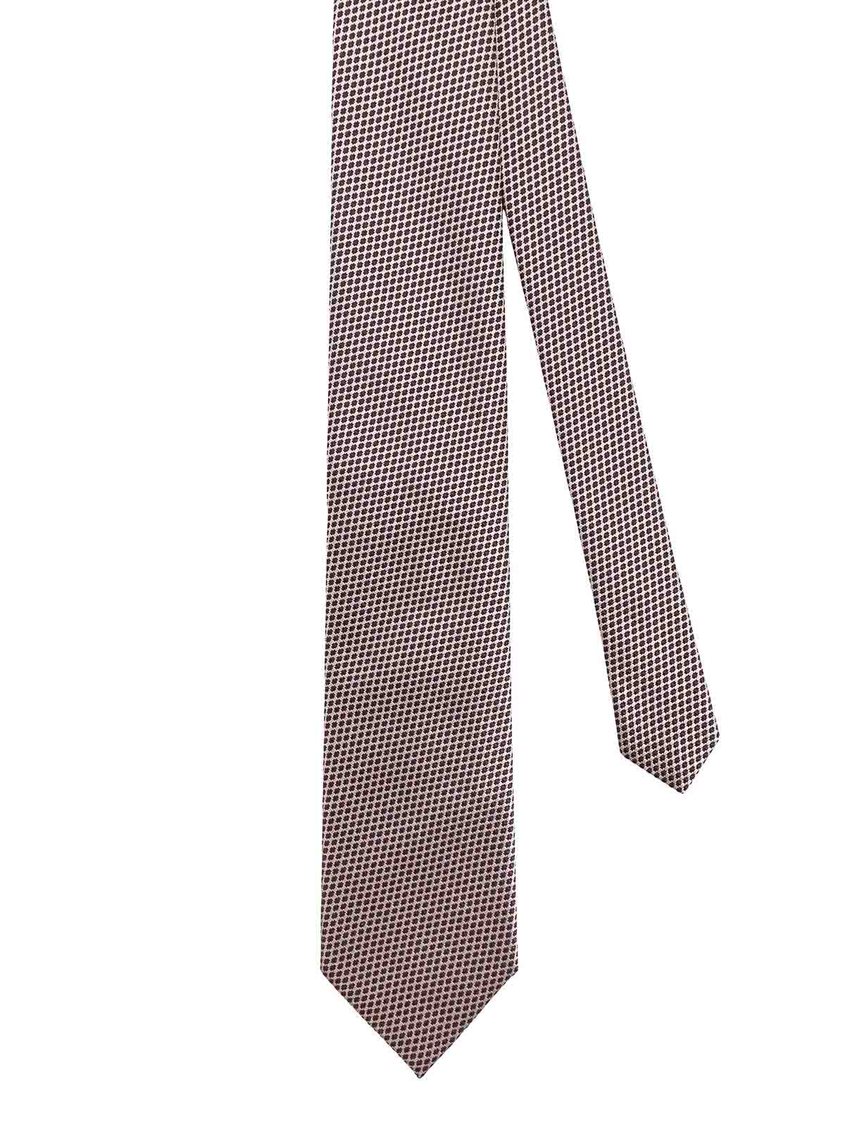 Shop Tom Ford Silk Tie In Nude & Neutrals