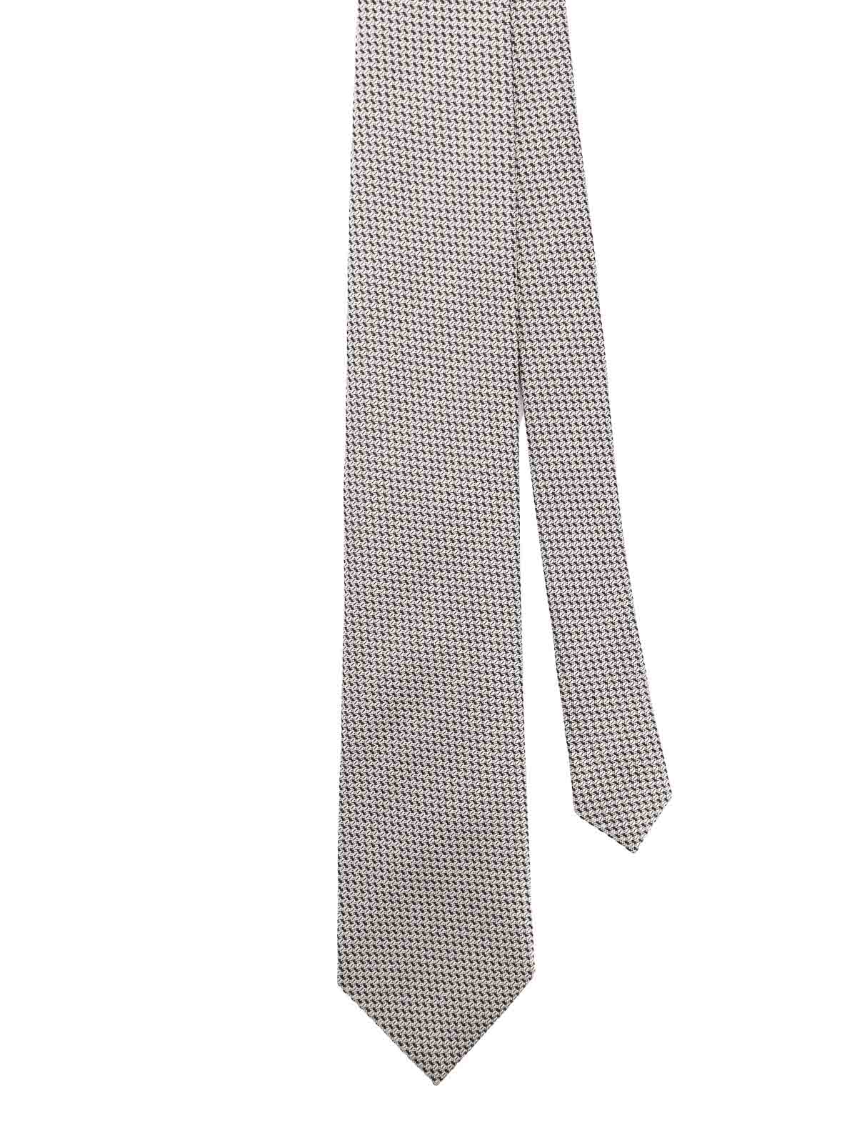Shop Tom Ford Silk Tie In Grey