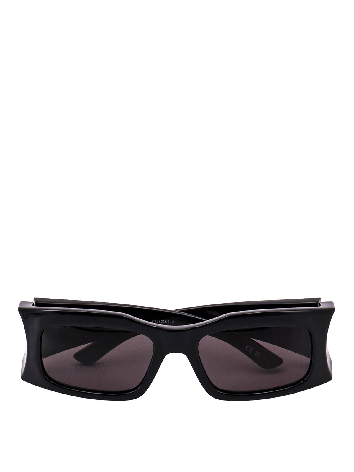 Balenciaga Black Acetate Sunglasses In Negro
