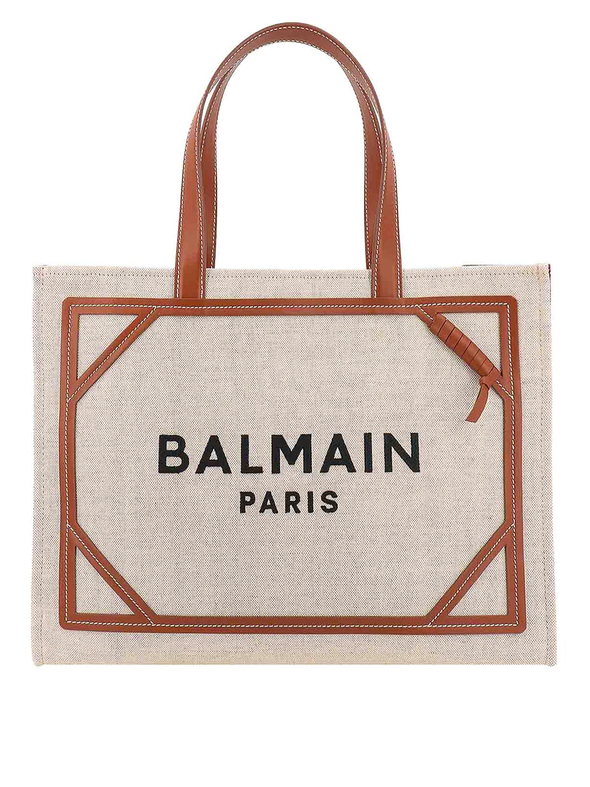 Balmain Bolsa De Hombro Beis Beis Mujer CN1FF810TDCSGEM