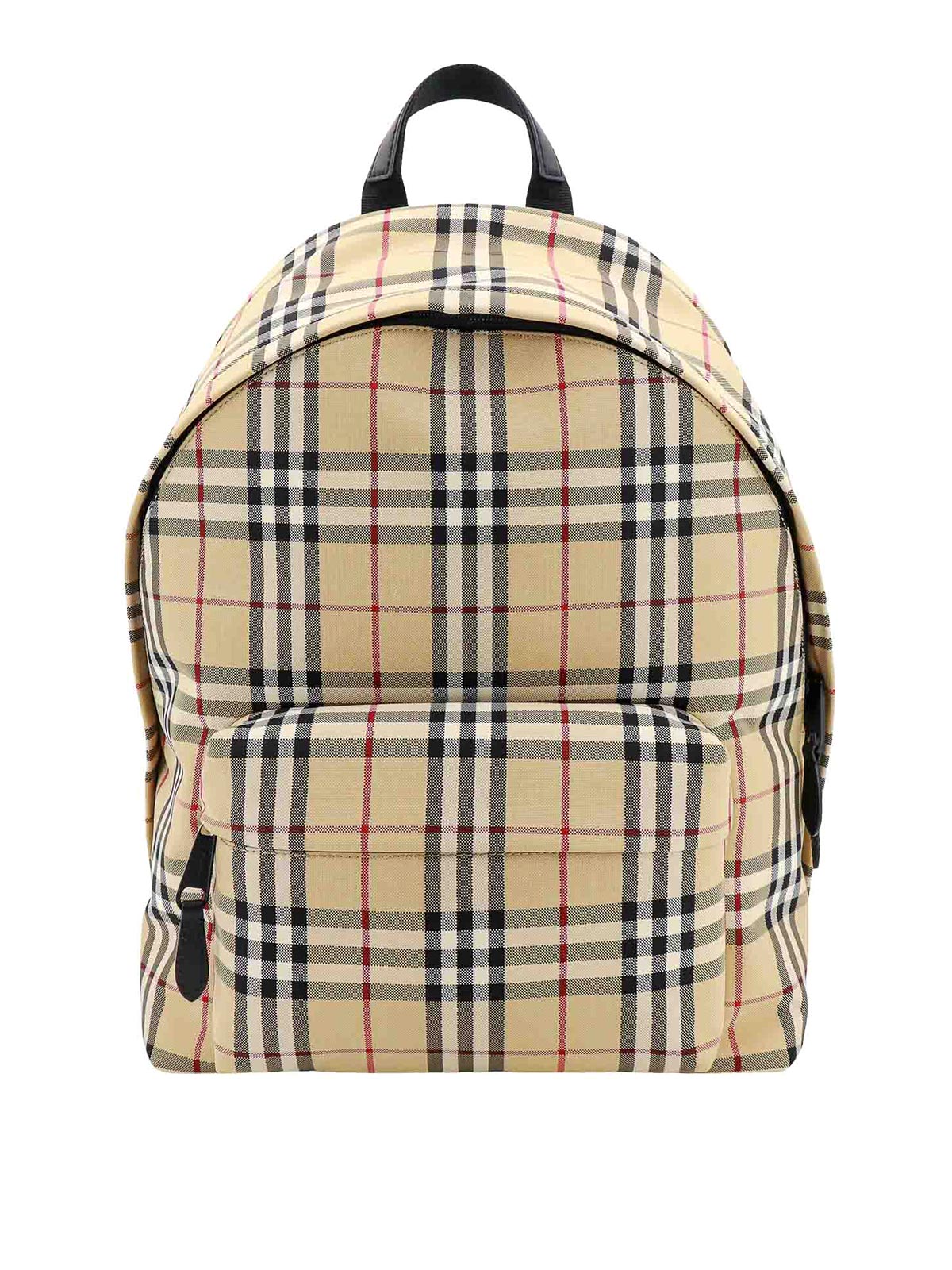 BURBERRY NYLON BACKPACK WITH VINTAGE CHEC MOTIF