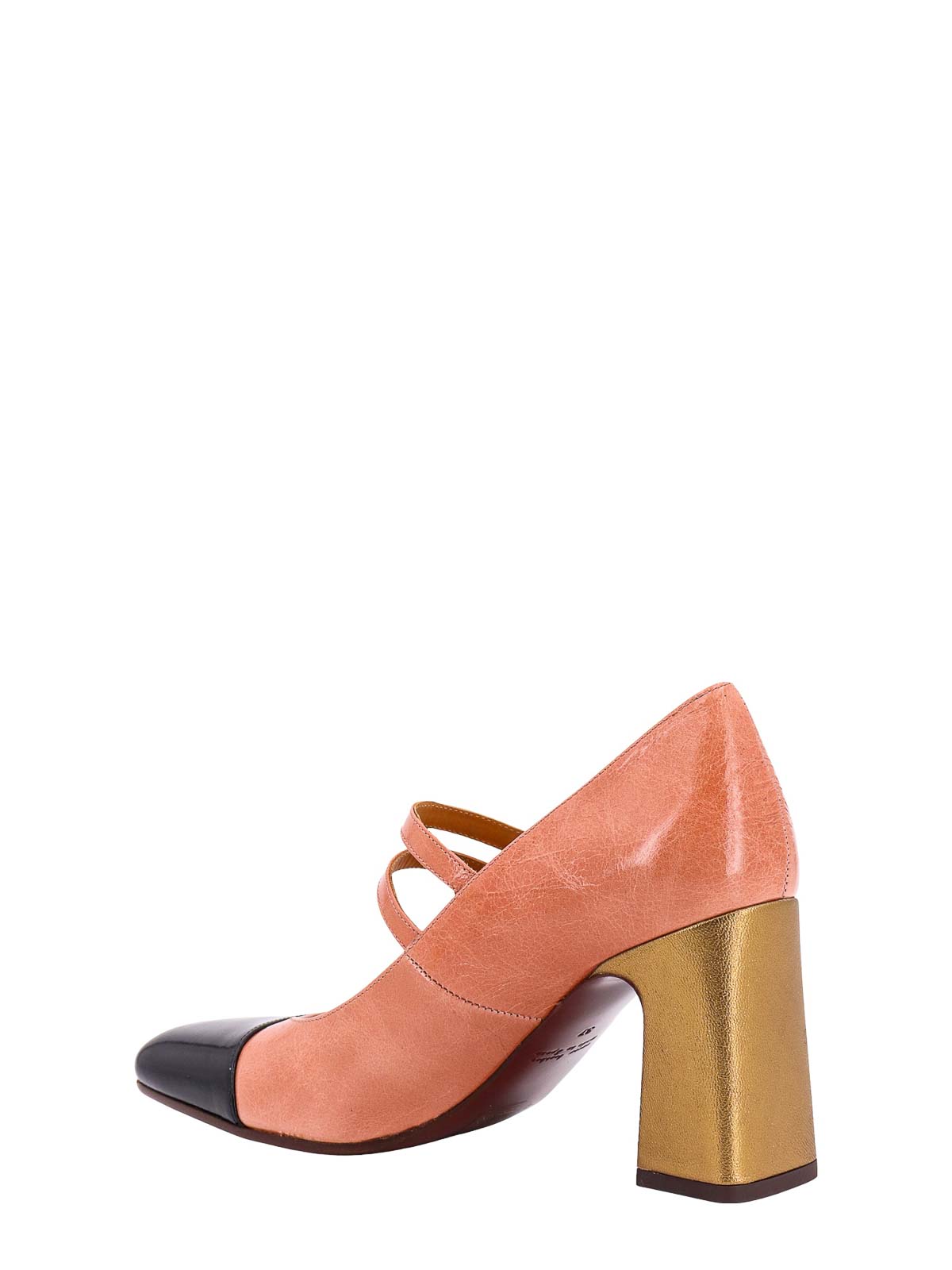 Shop Chie Mihara Patent Leather Dcollet In Orange