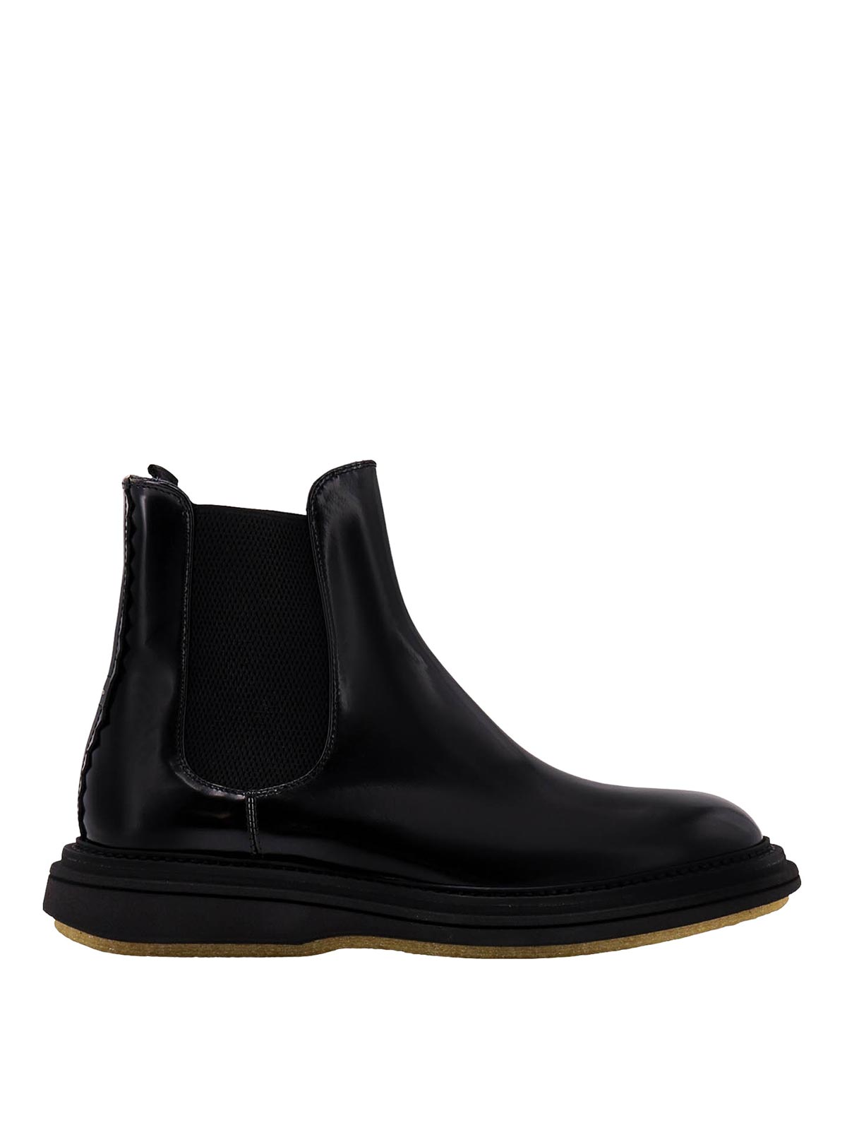 Shop The Antipode Leather Boots In Black