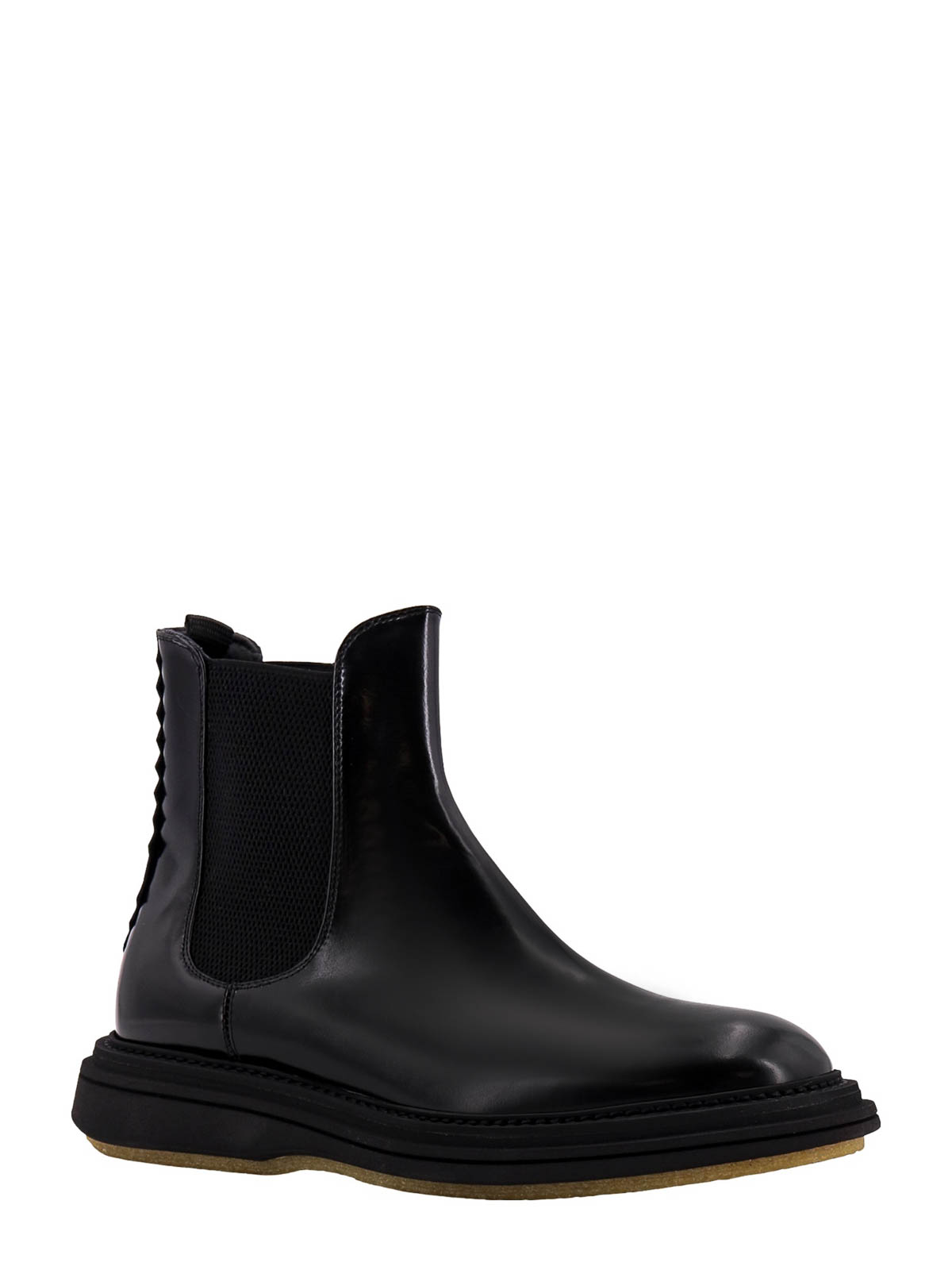 Shop The Antipode Leather Boots In Black