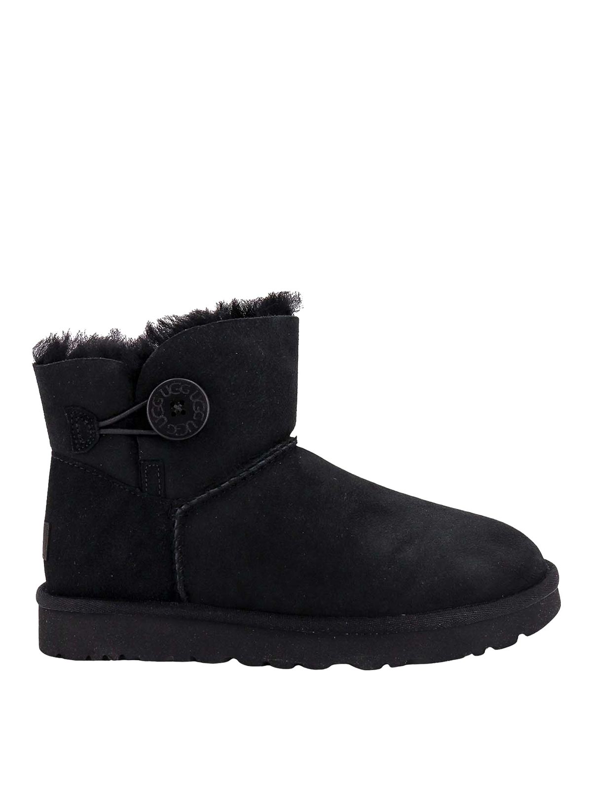Shop Ugg Suede Ankle Boots In Black