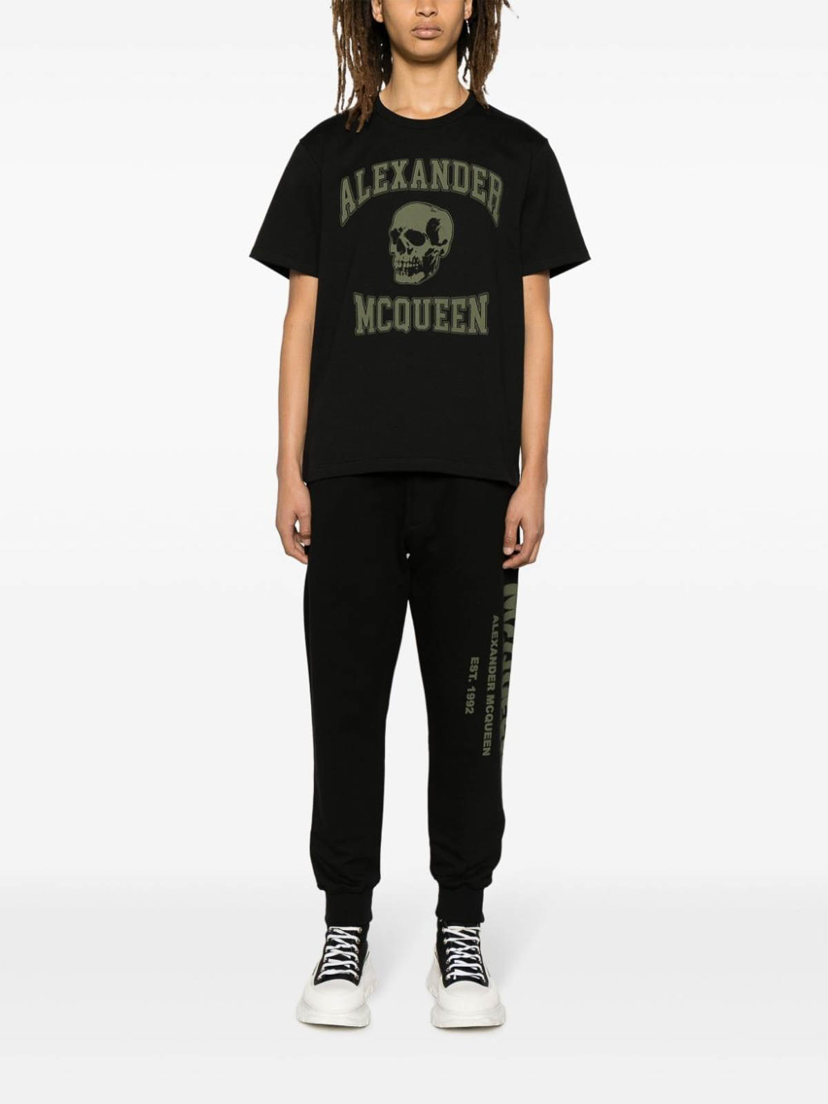 Alexander Mcqueen Tシャツ - 黒 - ブラック|759442QTAAW0519