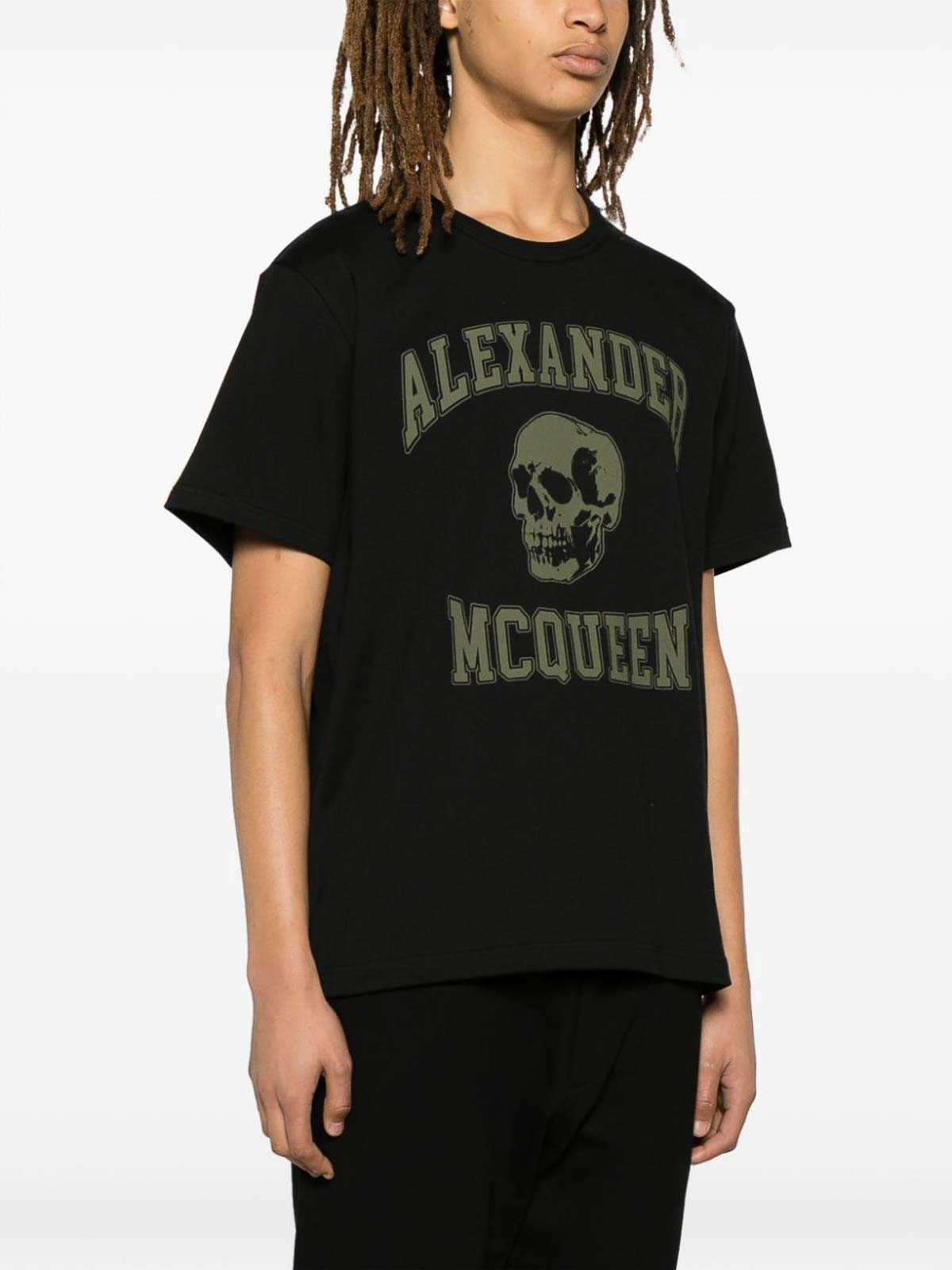 Alexander Mcqueen Tシャツ - 黒 - ブラック|759442QTAAW0519