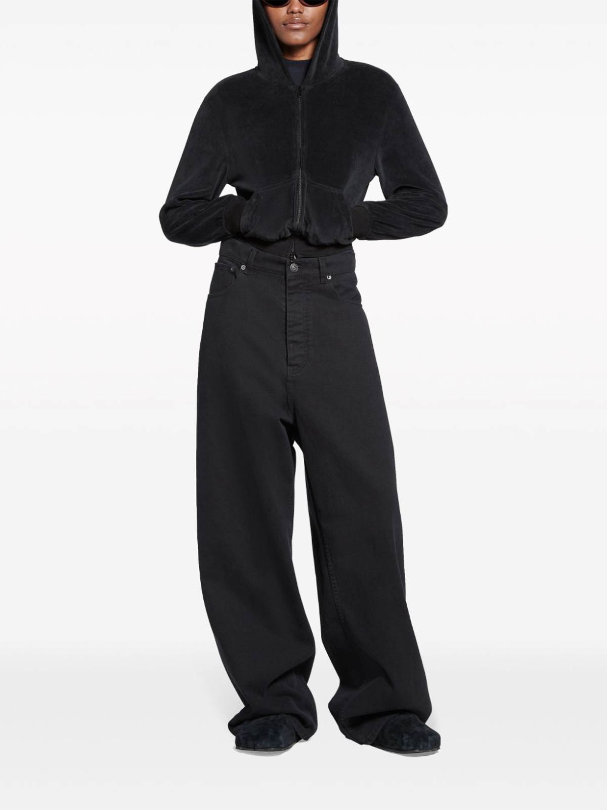Bootcut Jeans Balenciaga Baggy Denim Jeans 773763TNW111700 Thebs