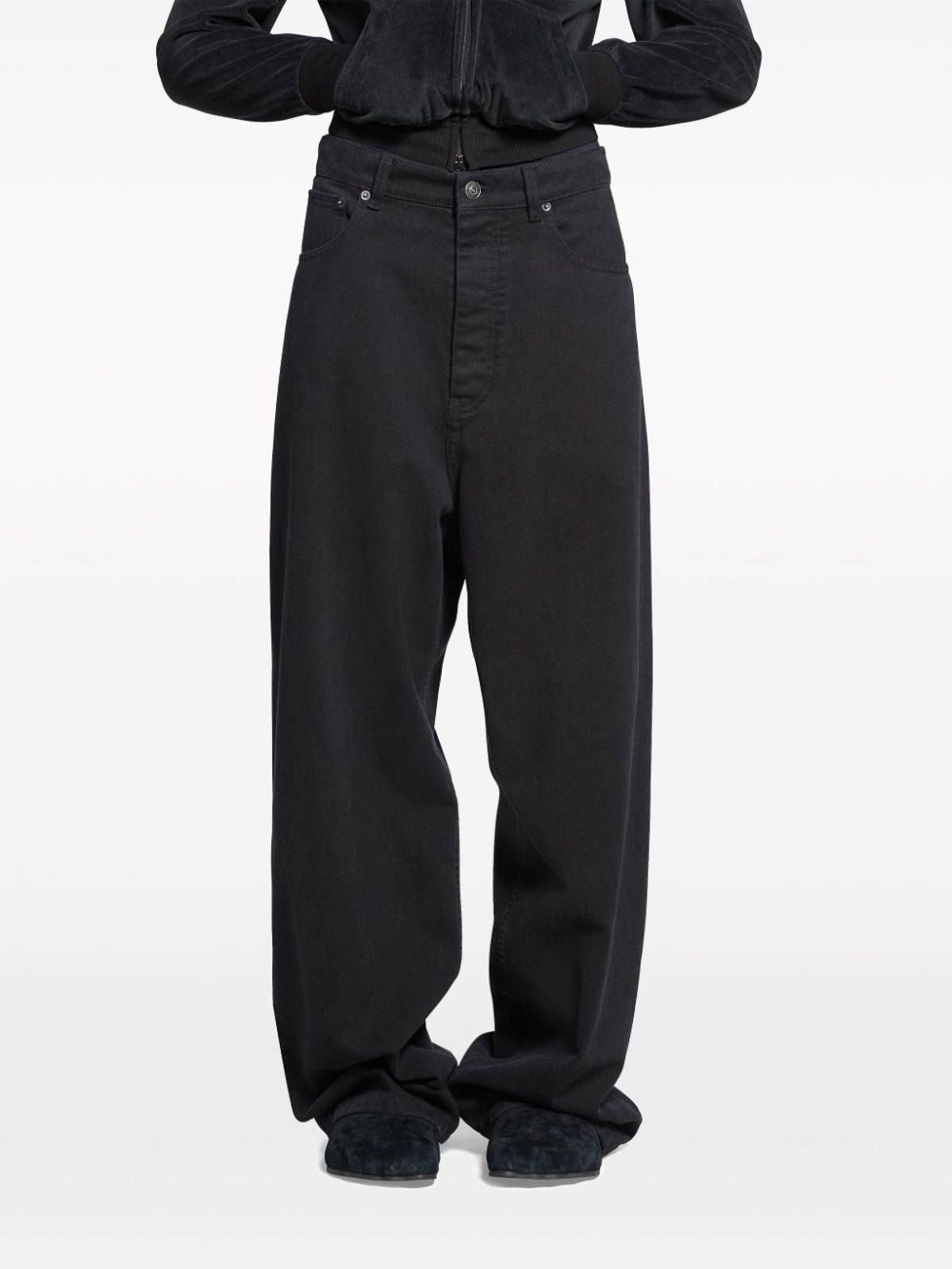 Shop Balenciaga Jeans Boot-cut - Negro In Black