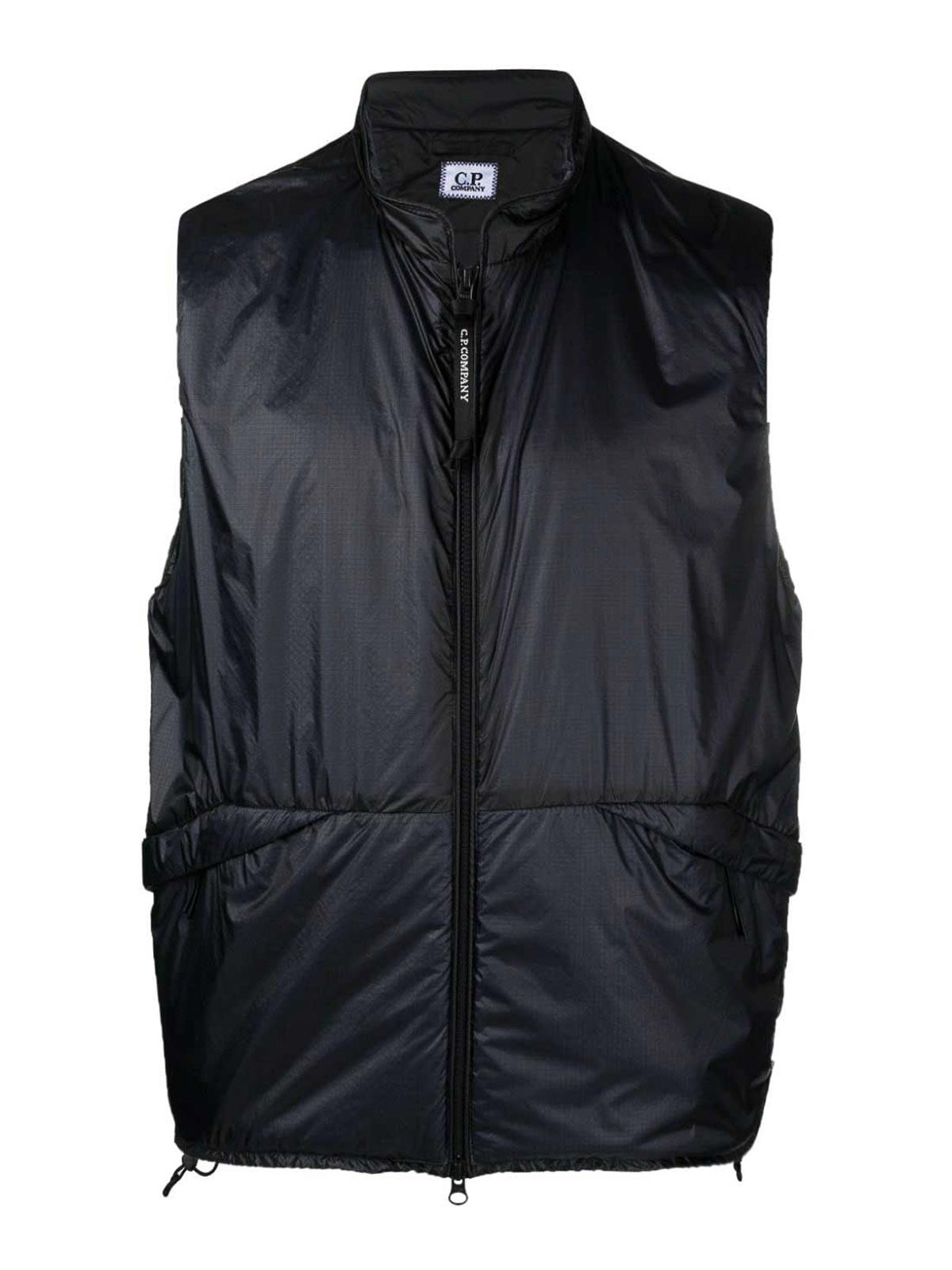 Shop C.p. Company Padded Vest In Azul