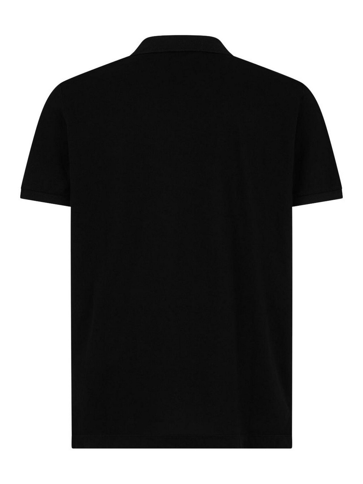 Shop Dsquared2 Logo Cotton Polo Shirt In Negro