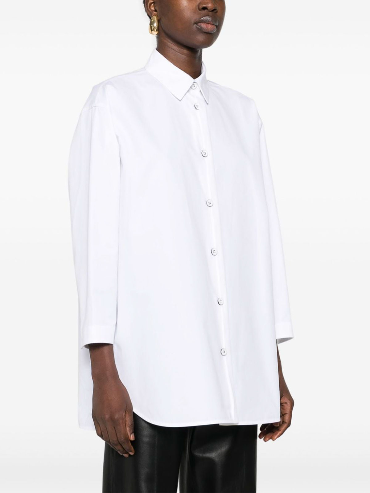 Shop Jil Sander Camisa - Blanco In White