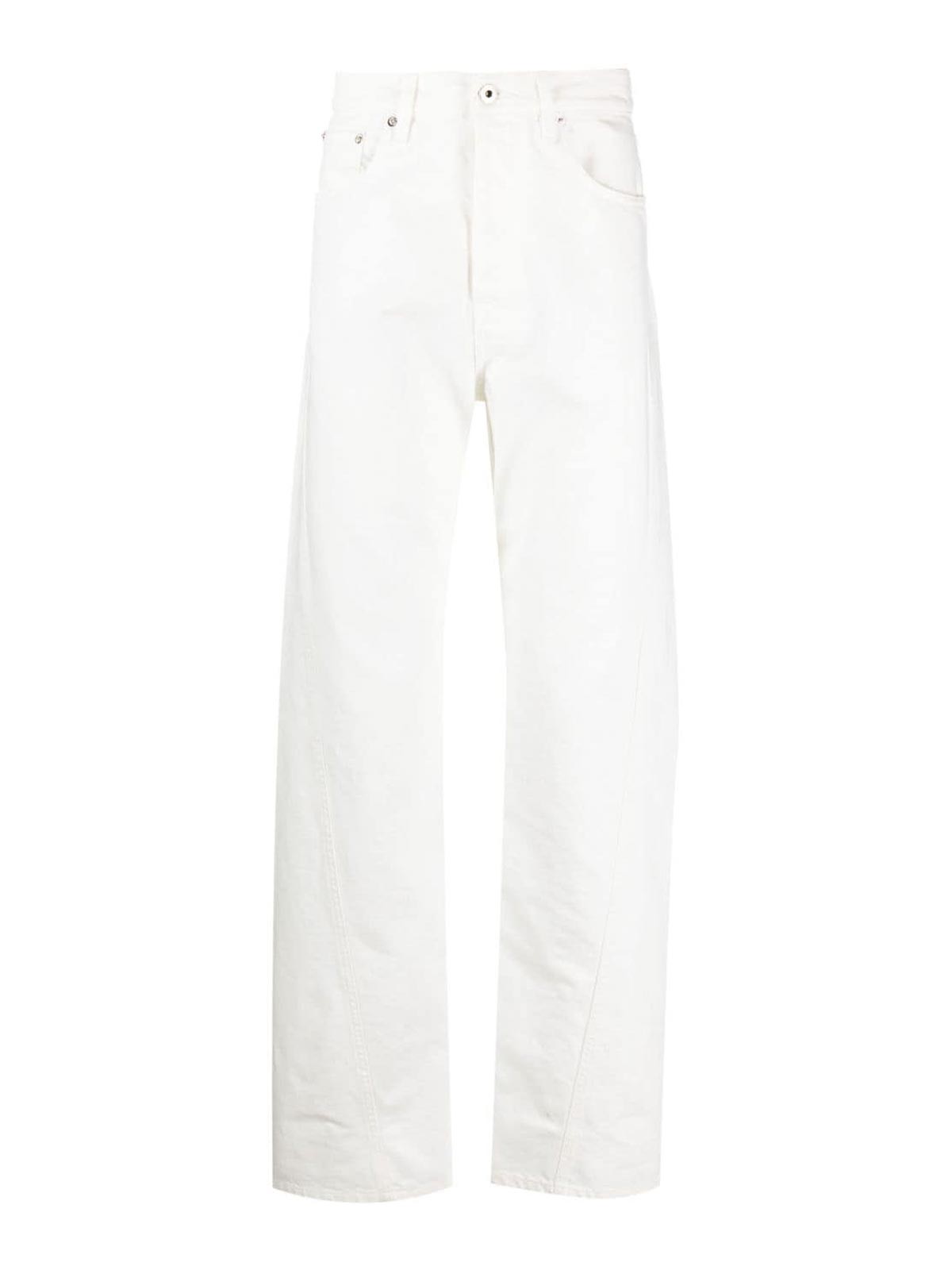 Shop Lanvin Jeans Boot-cut - Blanco In White