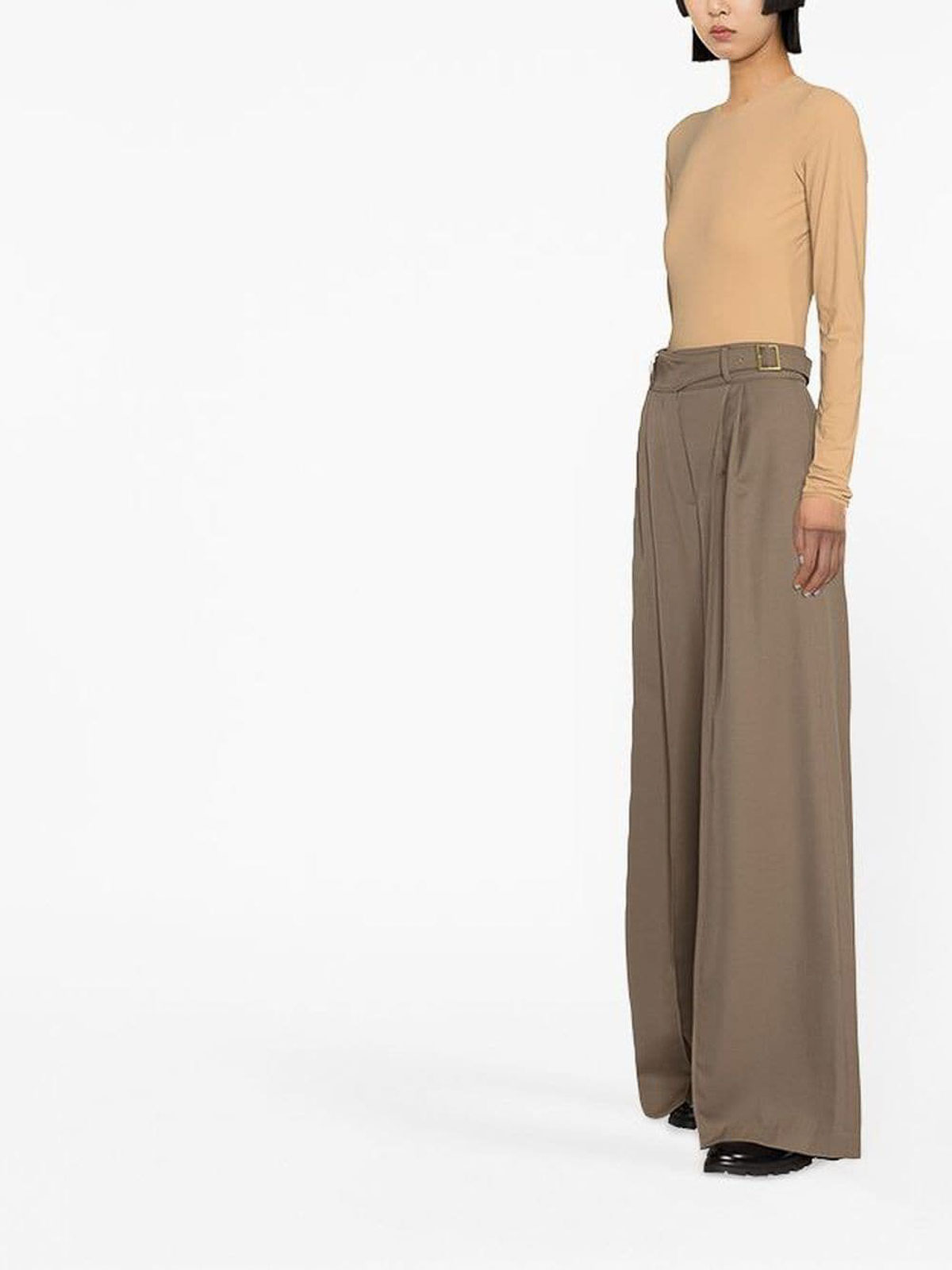 Shop Maison Margiela Top - Beis In Beige