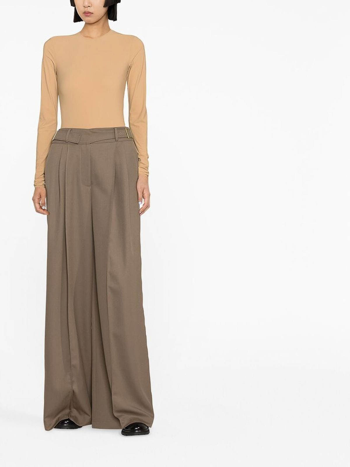 Shop Maison Margiela Top - Beis In Beige