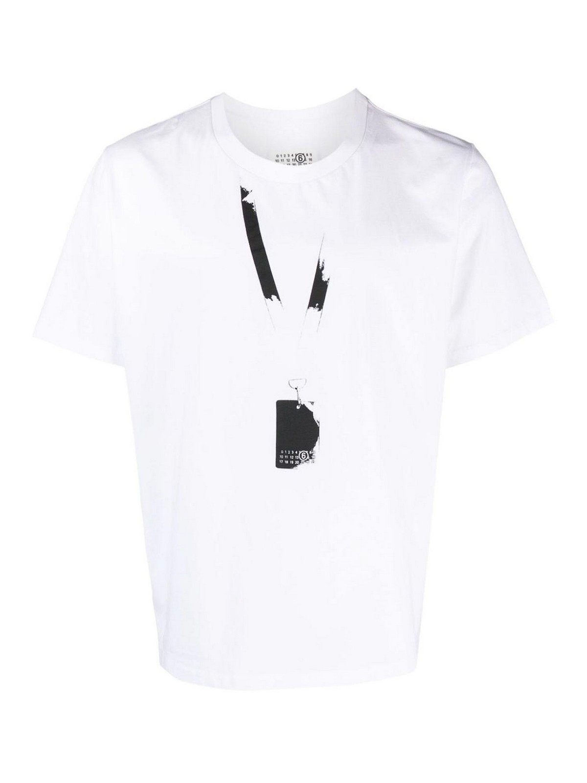 MM6 Maison Margiela Backstage pass cotton t-shirt