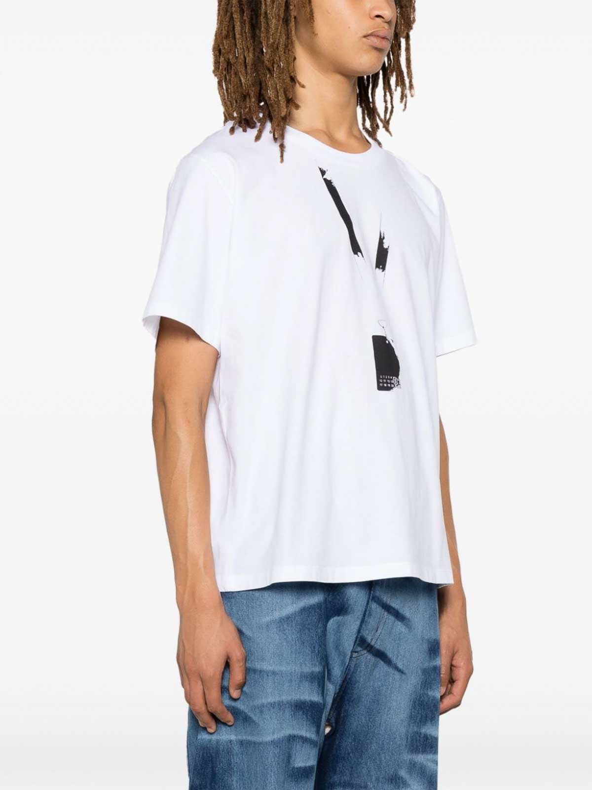 MM6 Maison Margiela Backstage pass cotton t-shirt