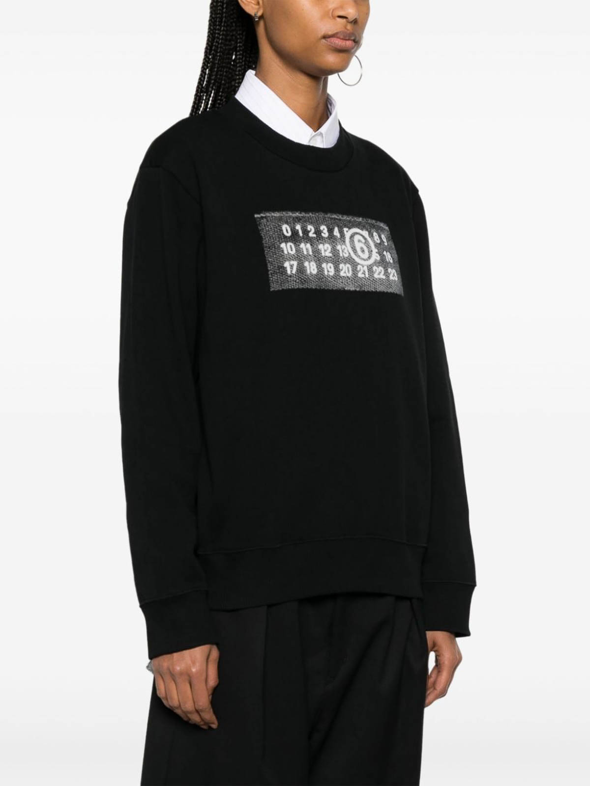 MM6 Maison Margiela スウェットシャツ/セーター - 黒|S52GU0221S25537900
