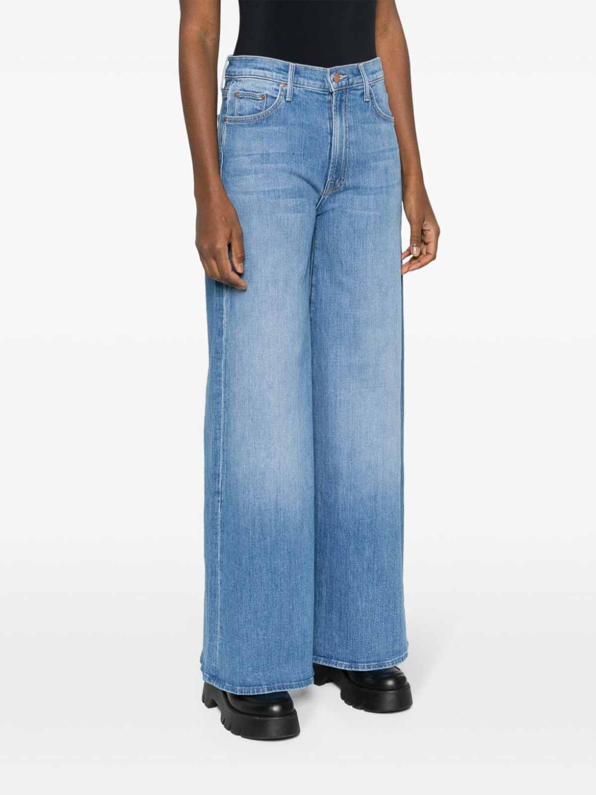 Shop Mother Denim Wide Leg Jeans