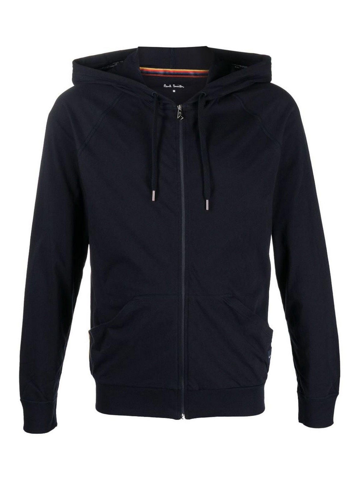 Shop Paul Smith Cotton Hoodie In Blue