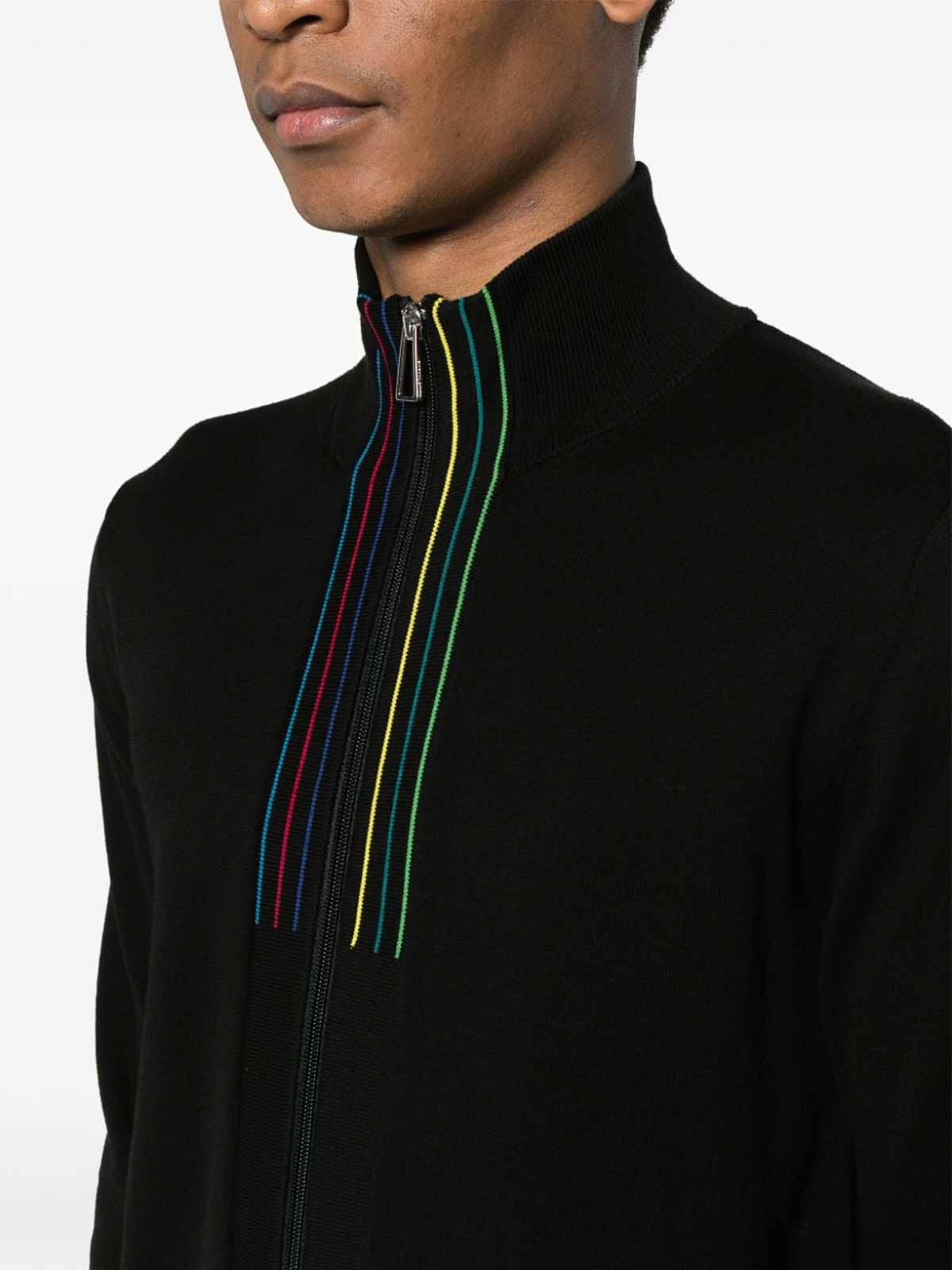 Shop Ps By Paul Smith Cárdigan - Negro In Black