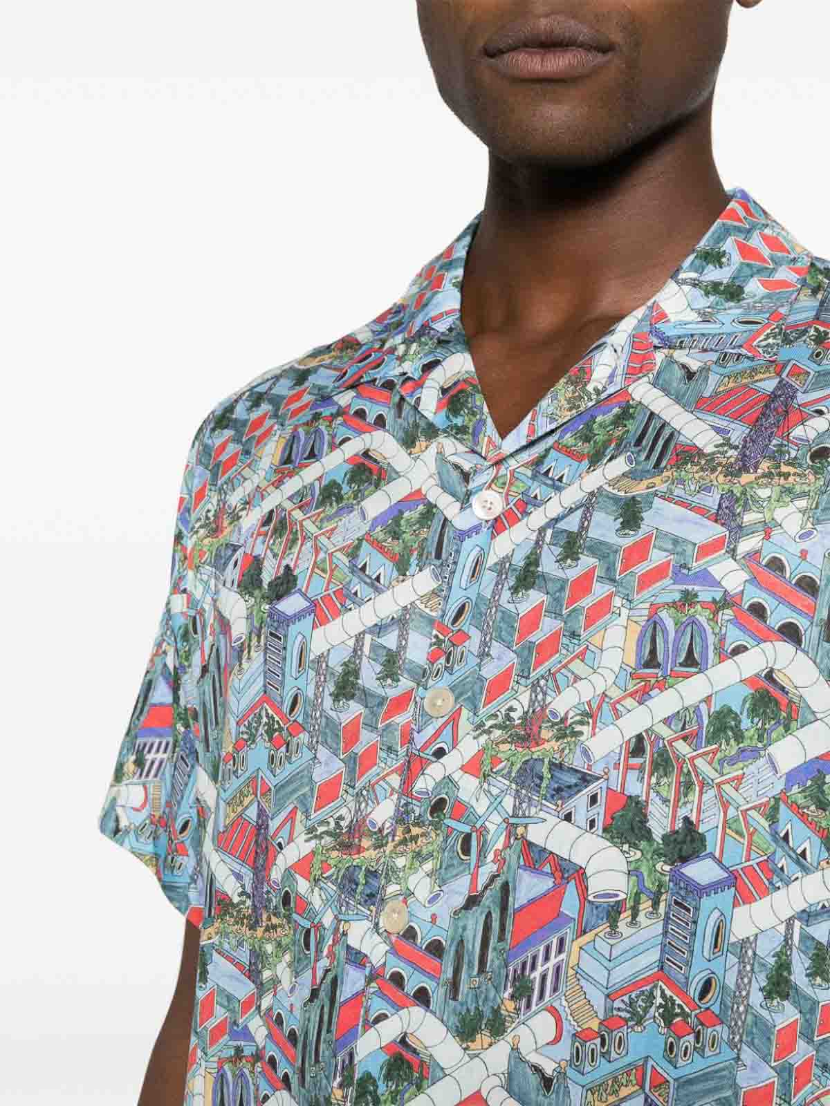 Shop Ps By Paul Smith Camisa - Azul In Blue
