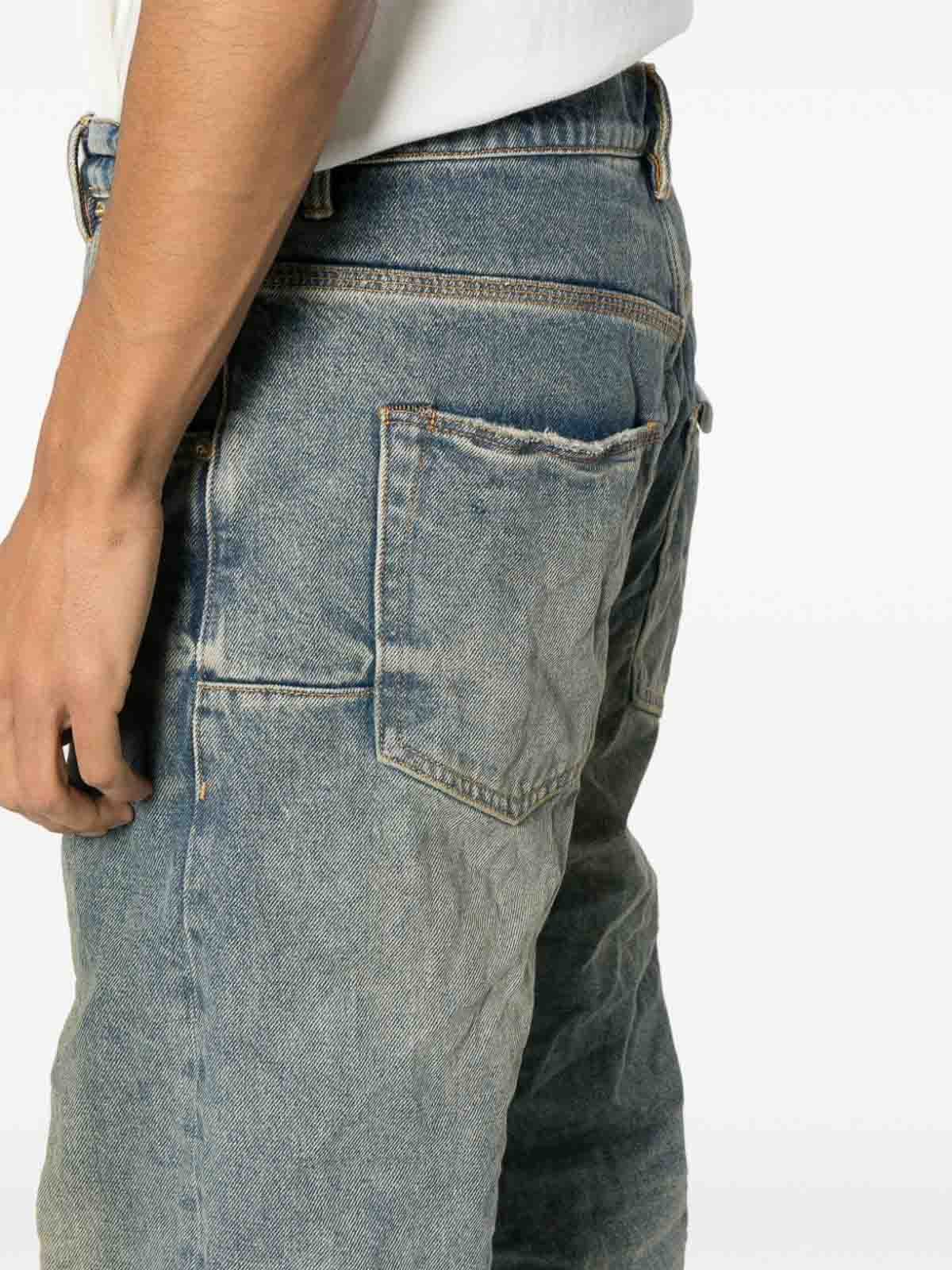 Shop Purple Brand Relaxed Fit Denim Jeans In Azul