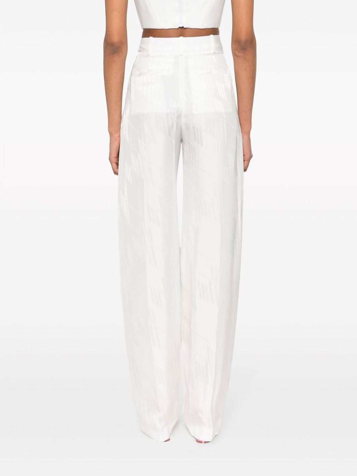 Shop Attico Shorts - Blanco In White