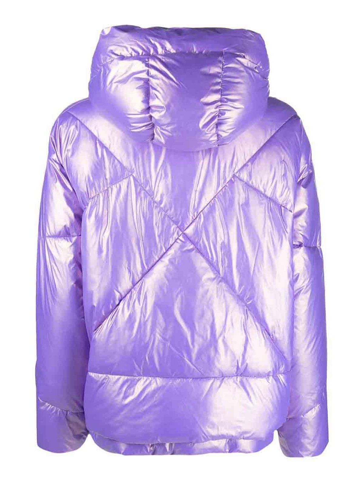 Shop Canadian Eugenie Nylon Down Jacket In Purple