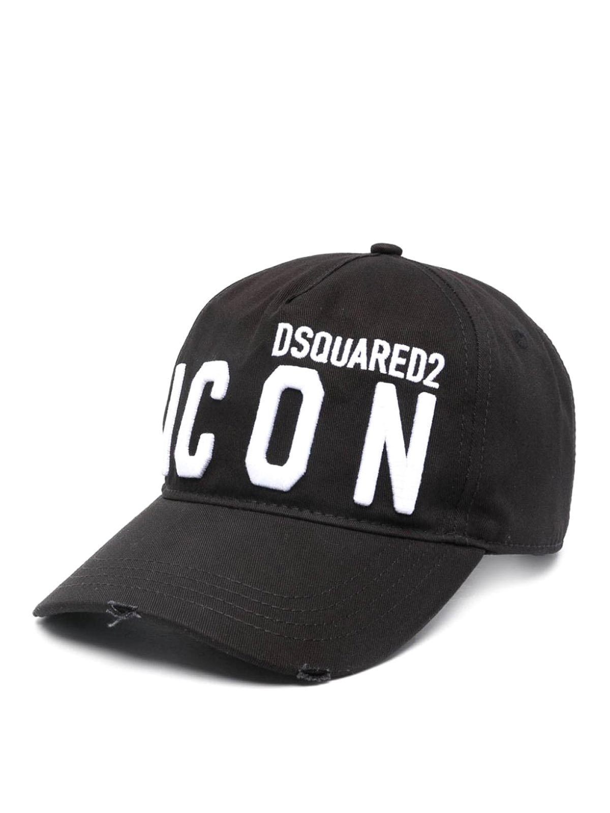 Dsquared2 Be Icon Baseball Cap In Black