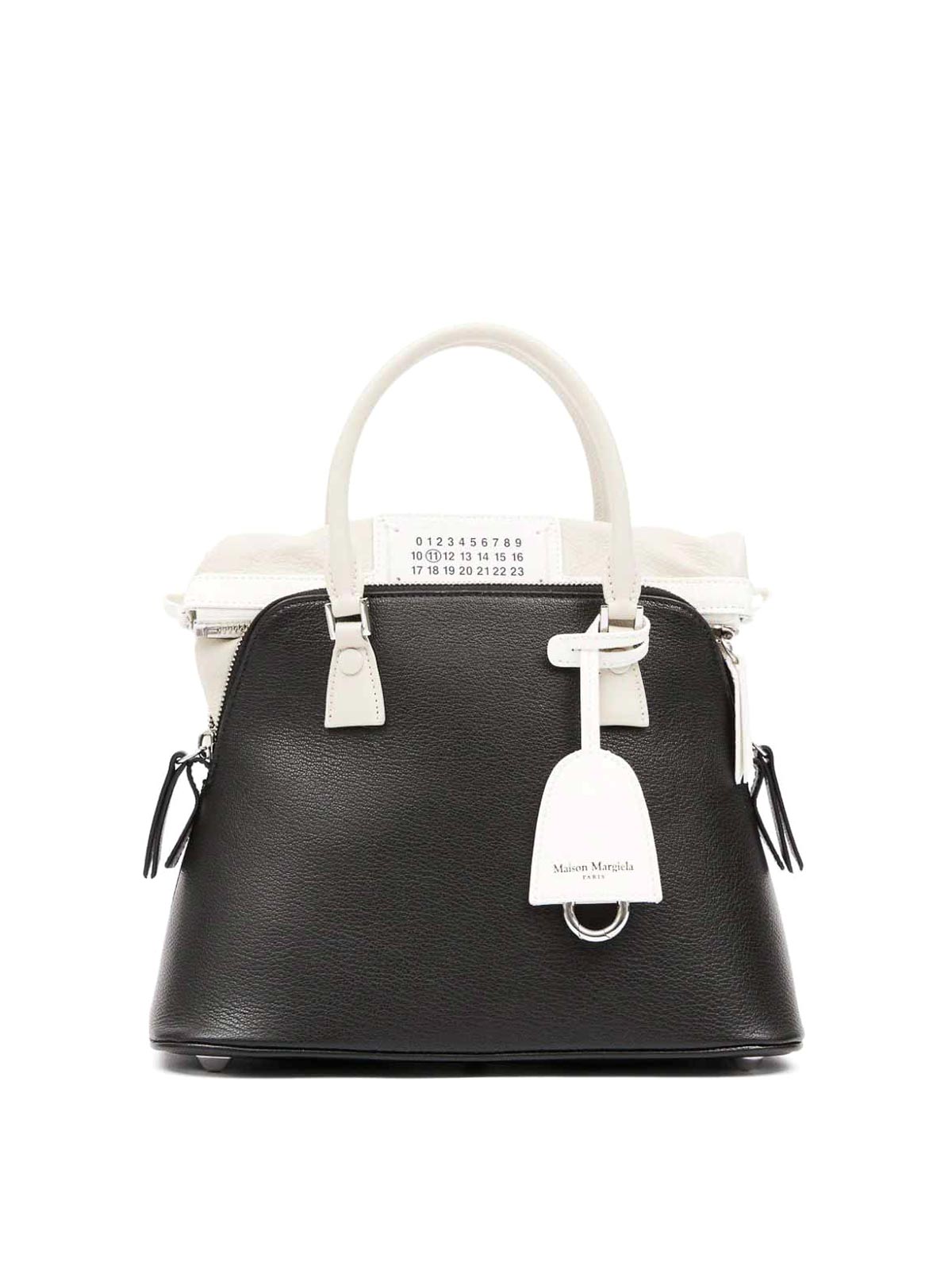 Maison Margiela 5ac Classique Mini Leather Handbag In Negro
