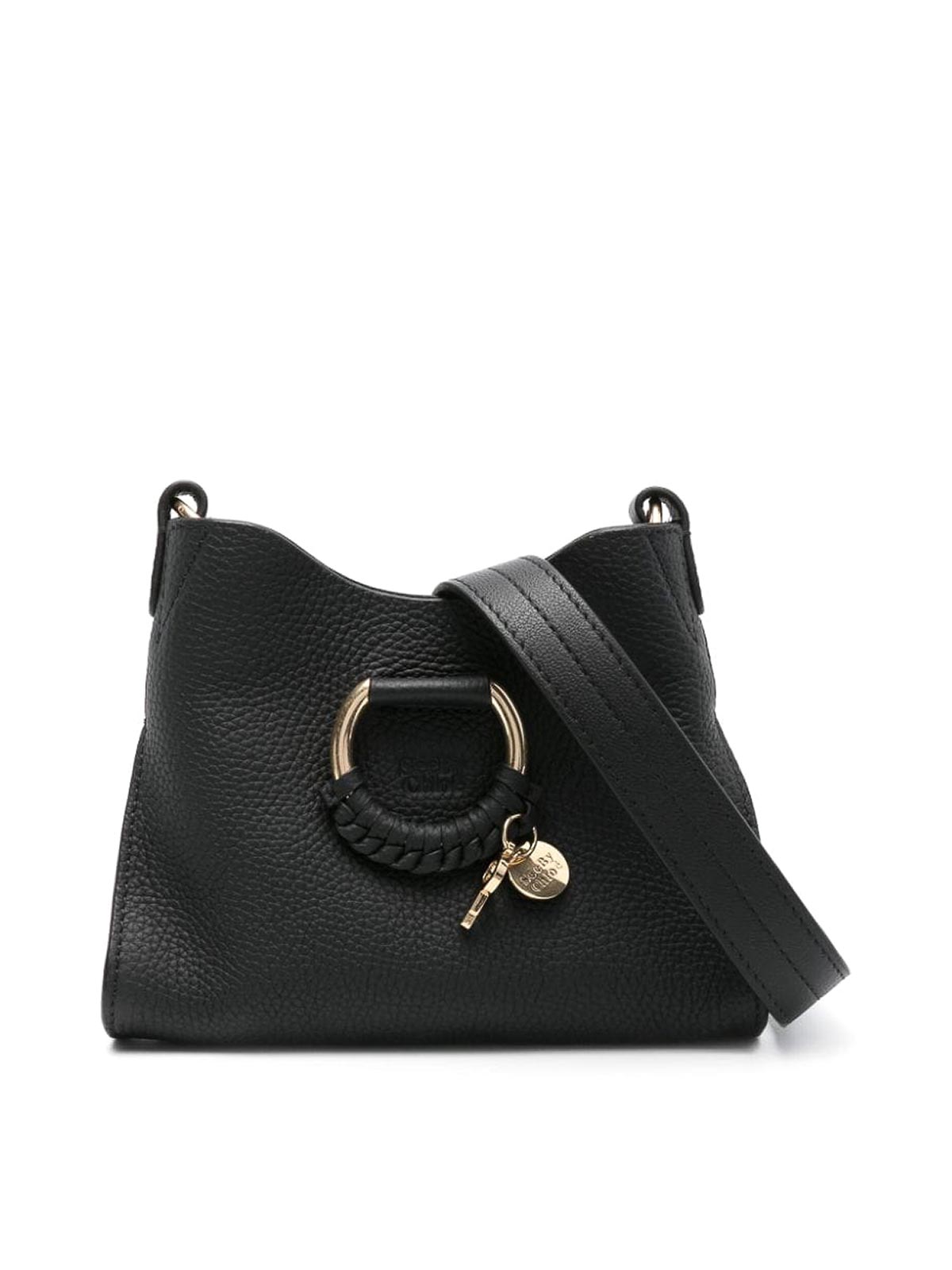 Shop See By Chloé Joan Leather Crossbody Bag In Negro