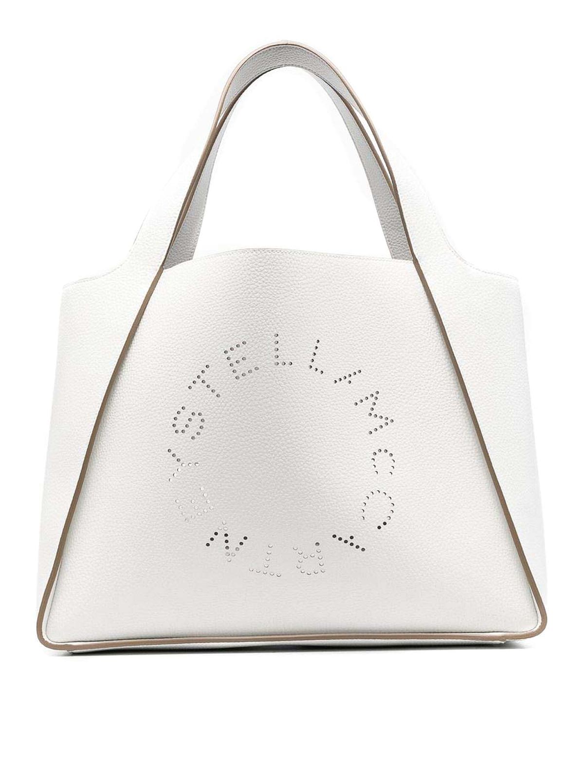 Stella Mccartney Stella Logo Tote Bag In White