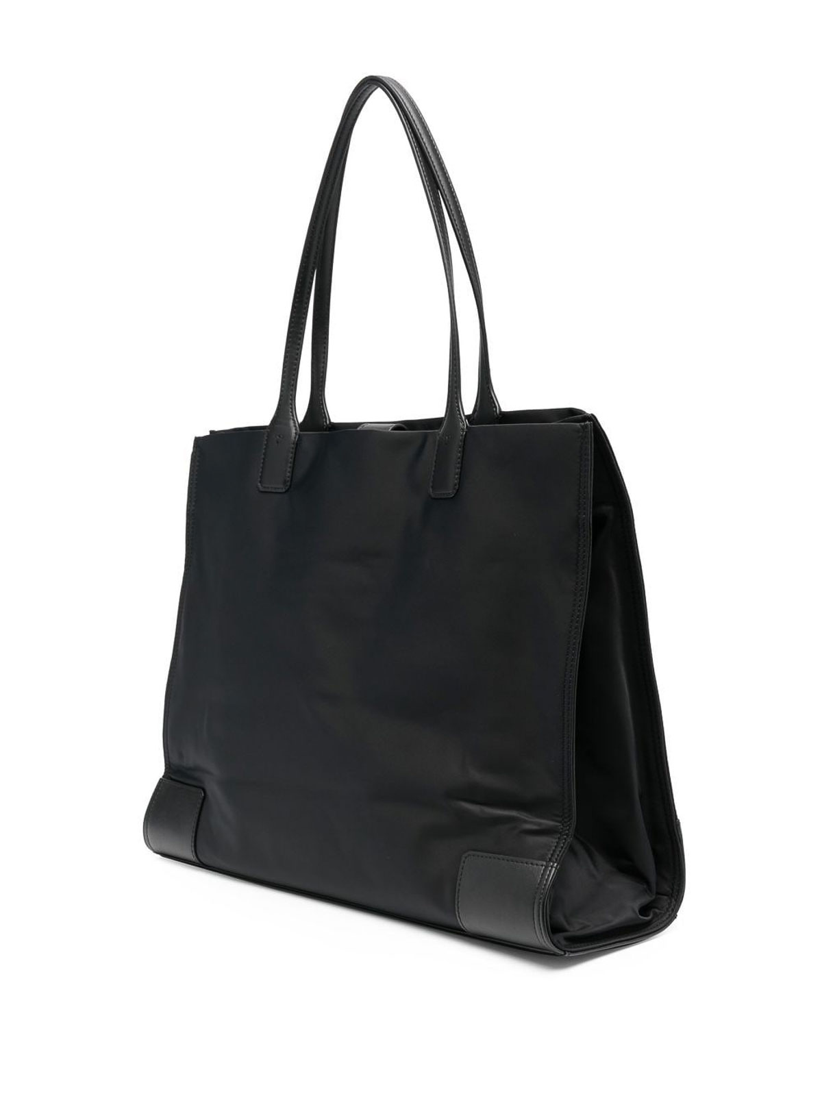 Shop Tory Burch Ella Nylon Tote Bag In Black