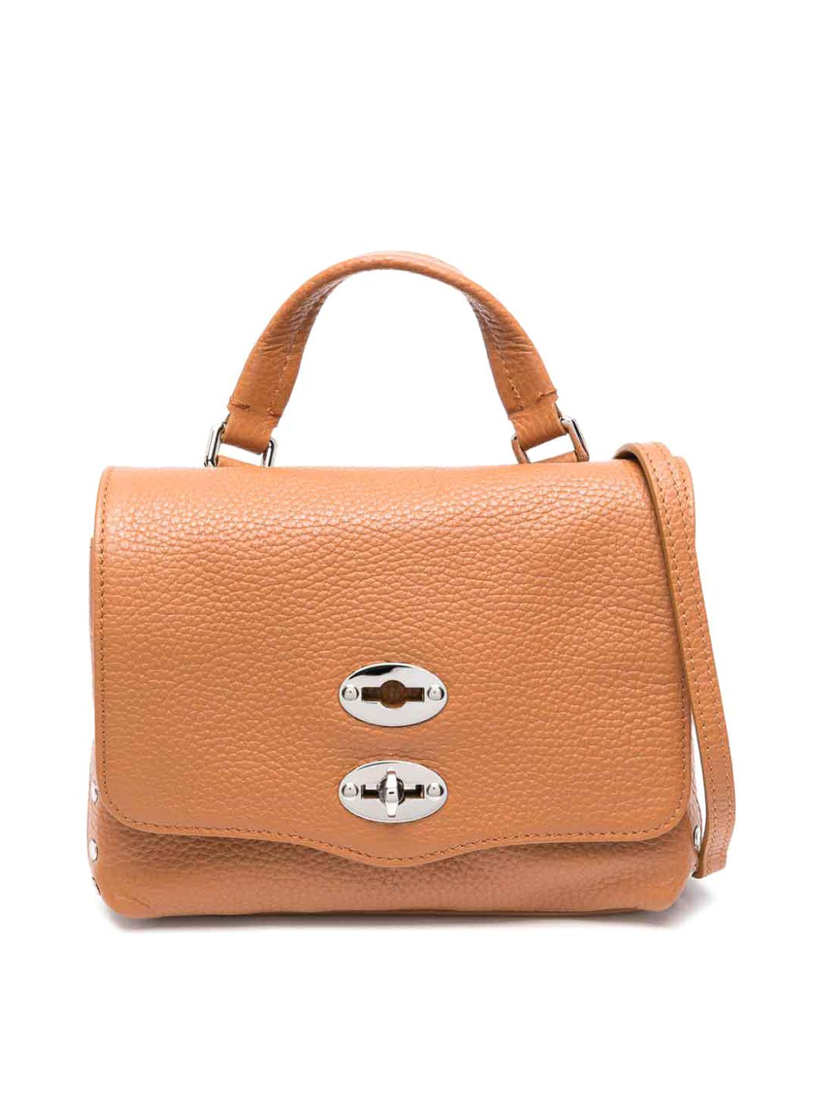 Zanellato Baby Postina Daily Leather Handbag In Marrón