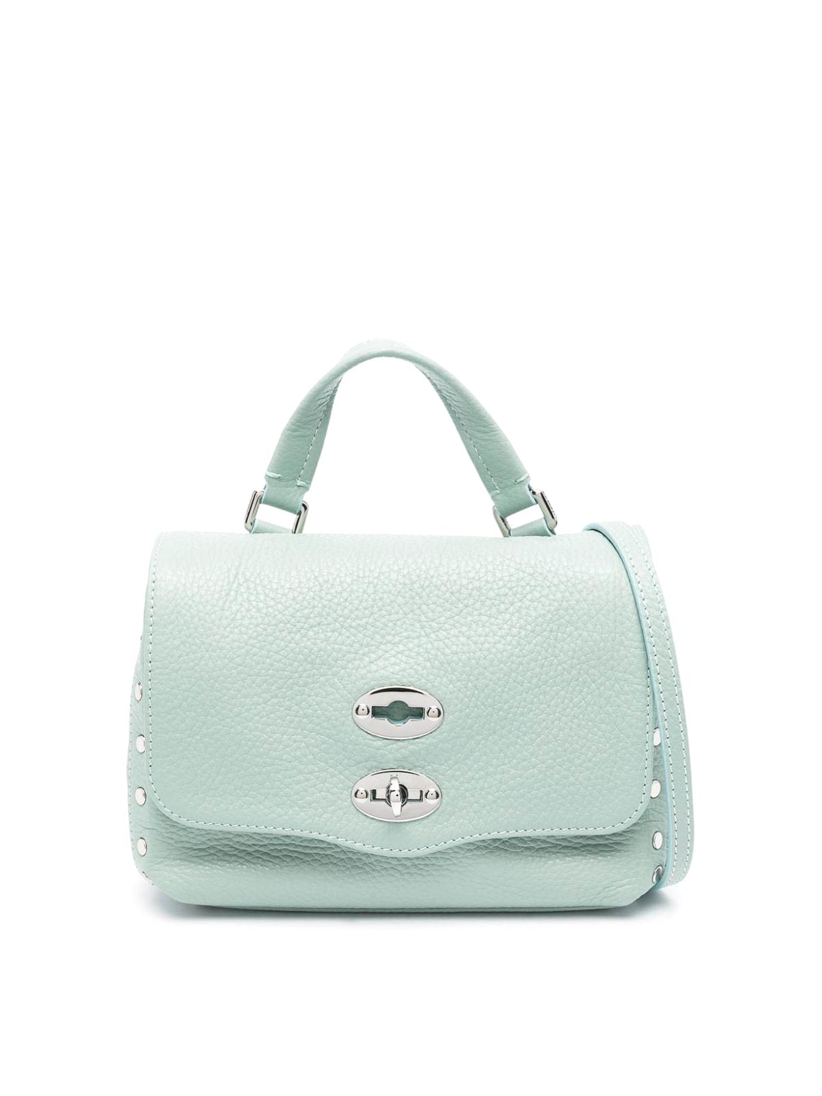 Zanellato Baby Postina Daily Leather Handbag In Green