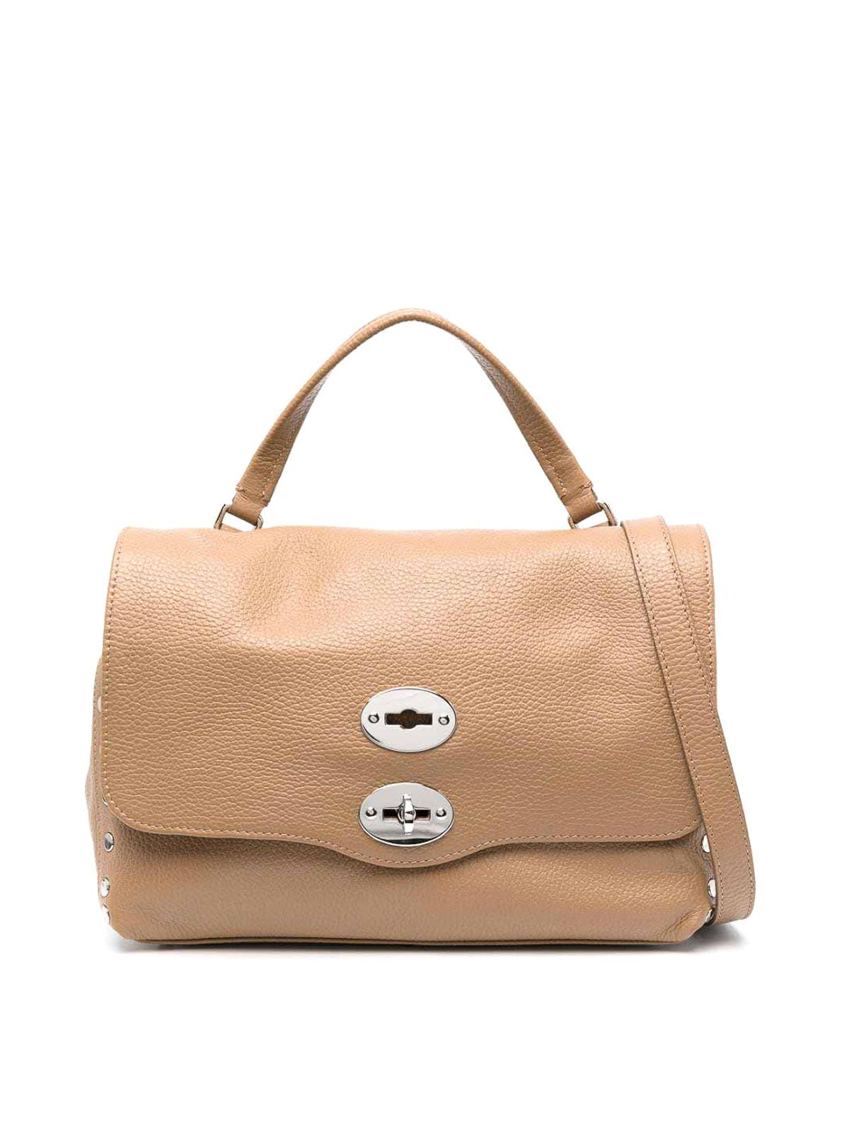 Zanellato Postina S Daily Leather Handbag In Beis