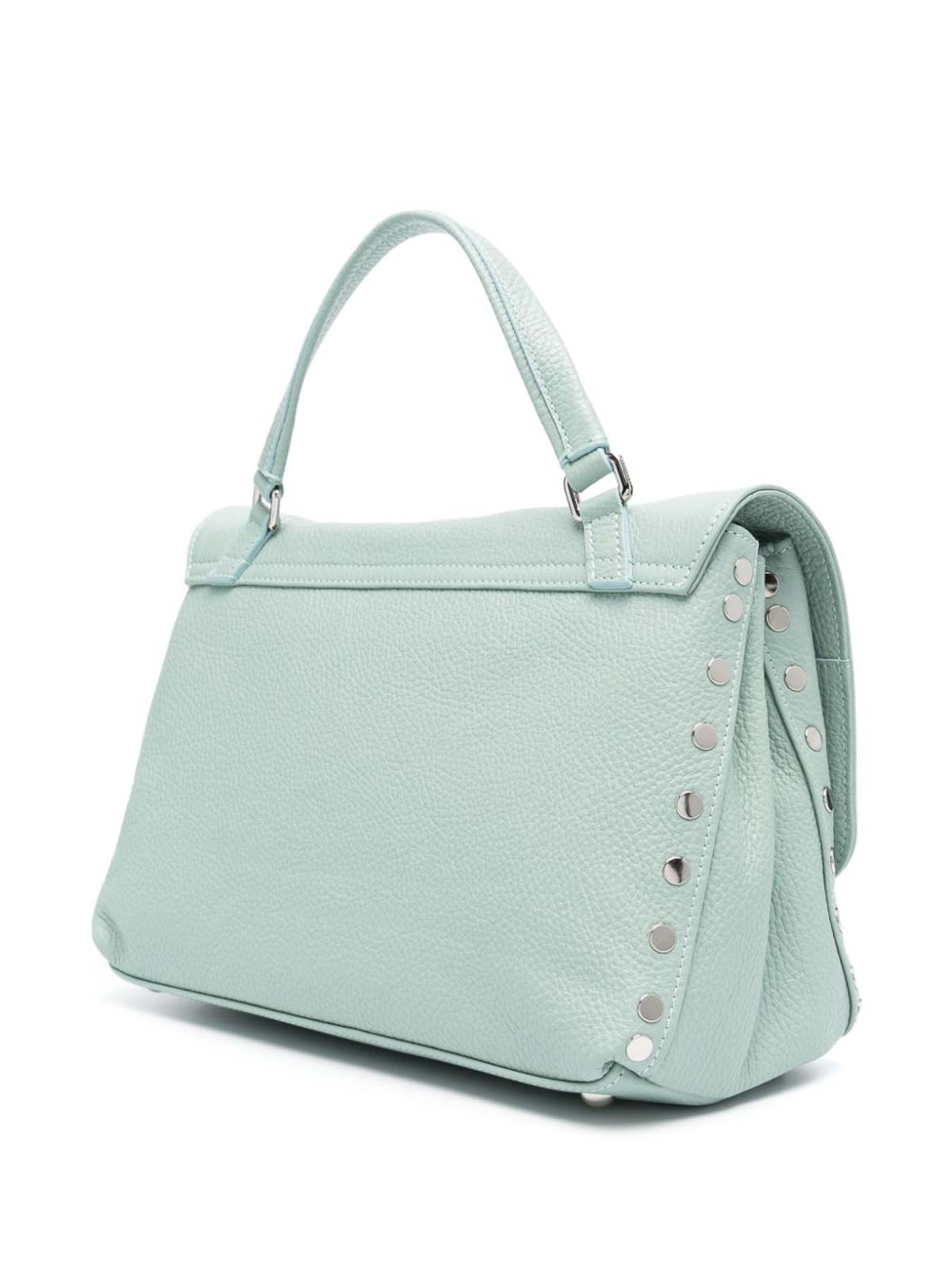 Shop Zanellato Postina S Daily Leather Handbag In Green