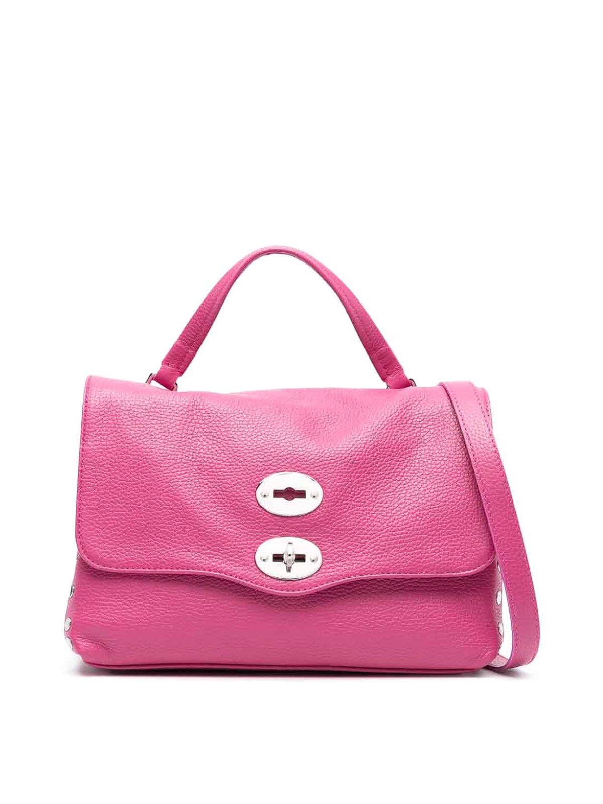 Zanellato Postina S Daily Leather Handbag In Colour Carne Y Neutral