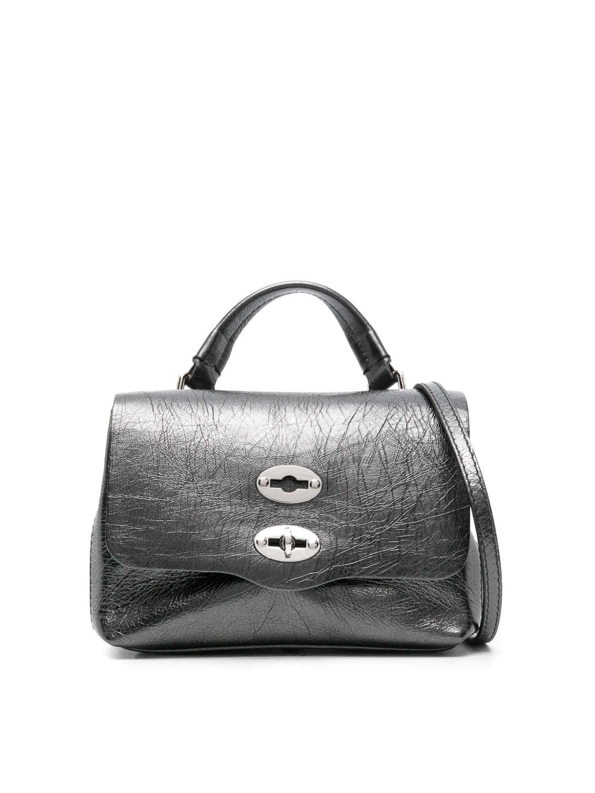 Zanellato Baby Postina Cortina Handbag In Black