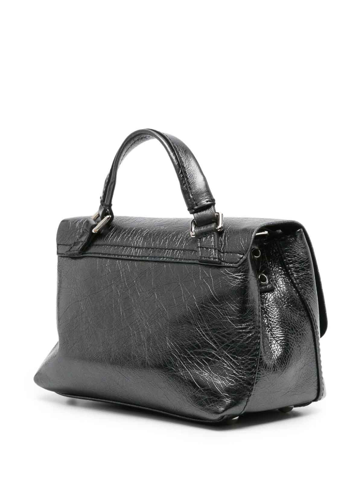 Shop Zanellato Baby Postina Cortina Handbag In Black