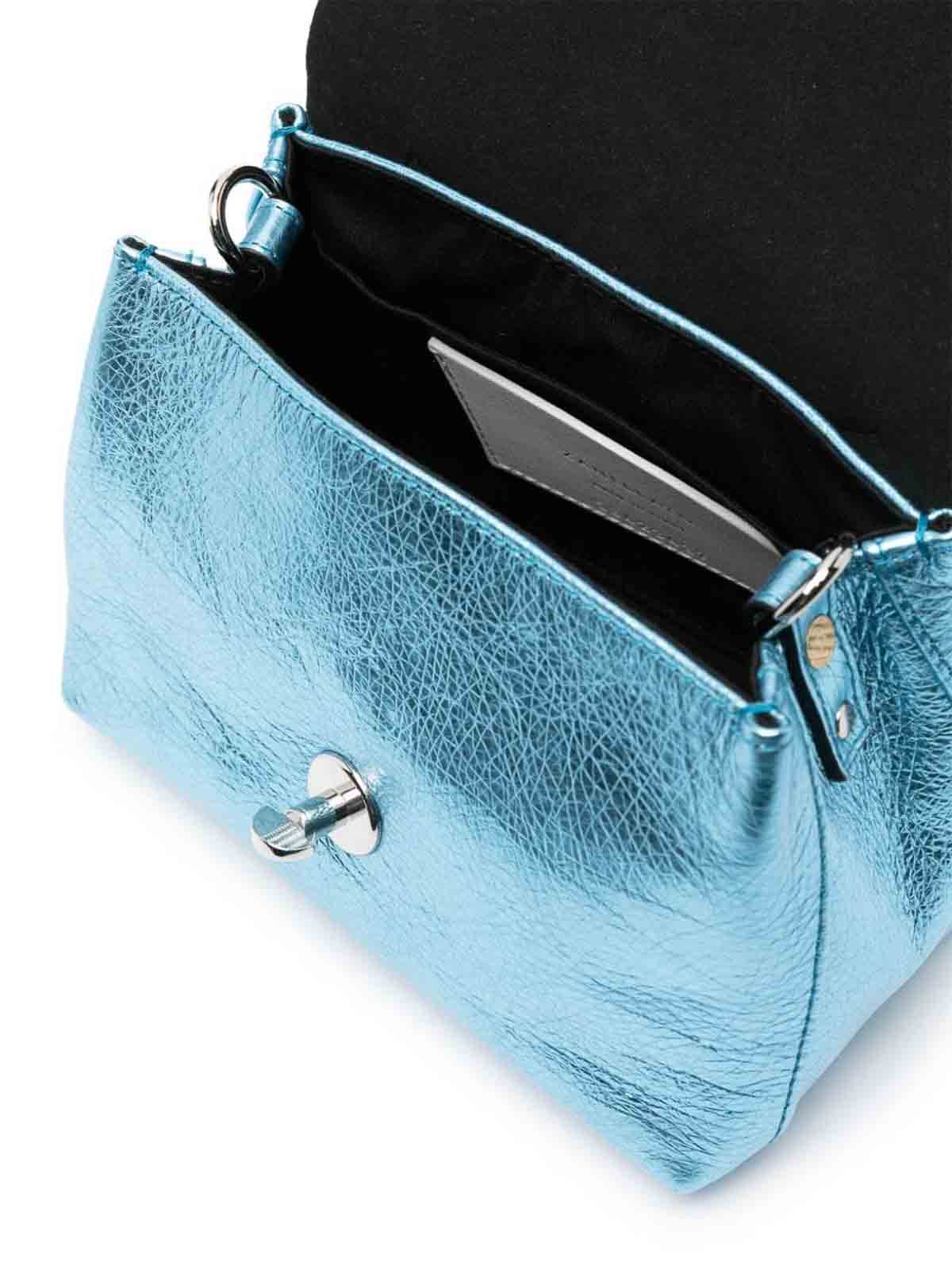 Shop Zanellato Baby Postina Cortina Handbag In Blue