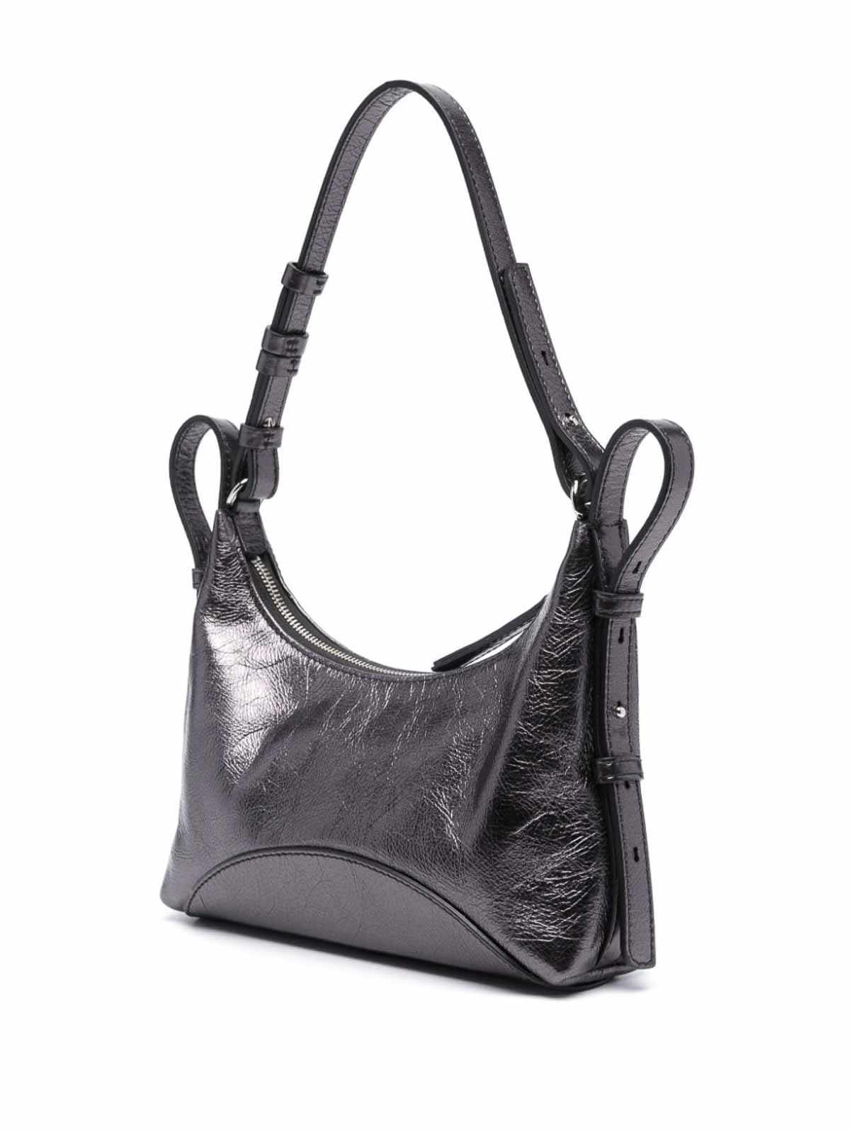 Shop Zanellato Mita Leather Shoulder Bag In Black