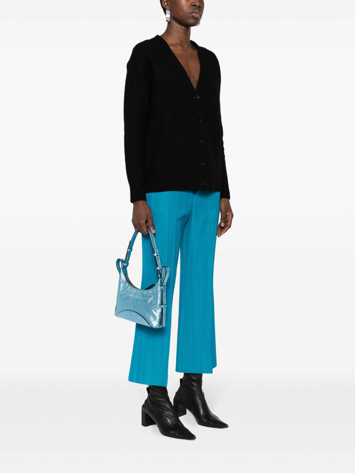 Shop Zanellato Mita Leather Shoulder Bag In Blue
