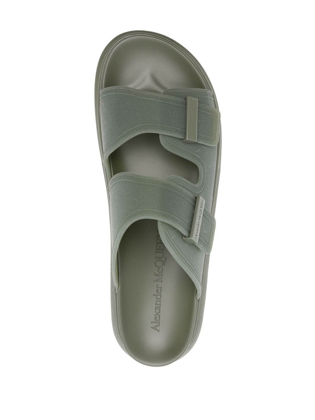 Shop Alexander Mcqueen Hybrid Sandals In Marrón Claro