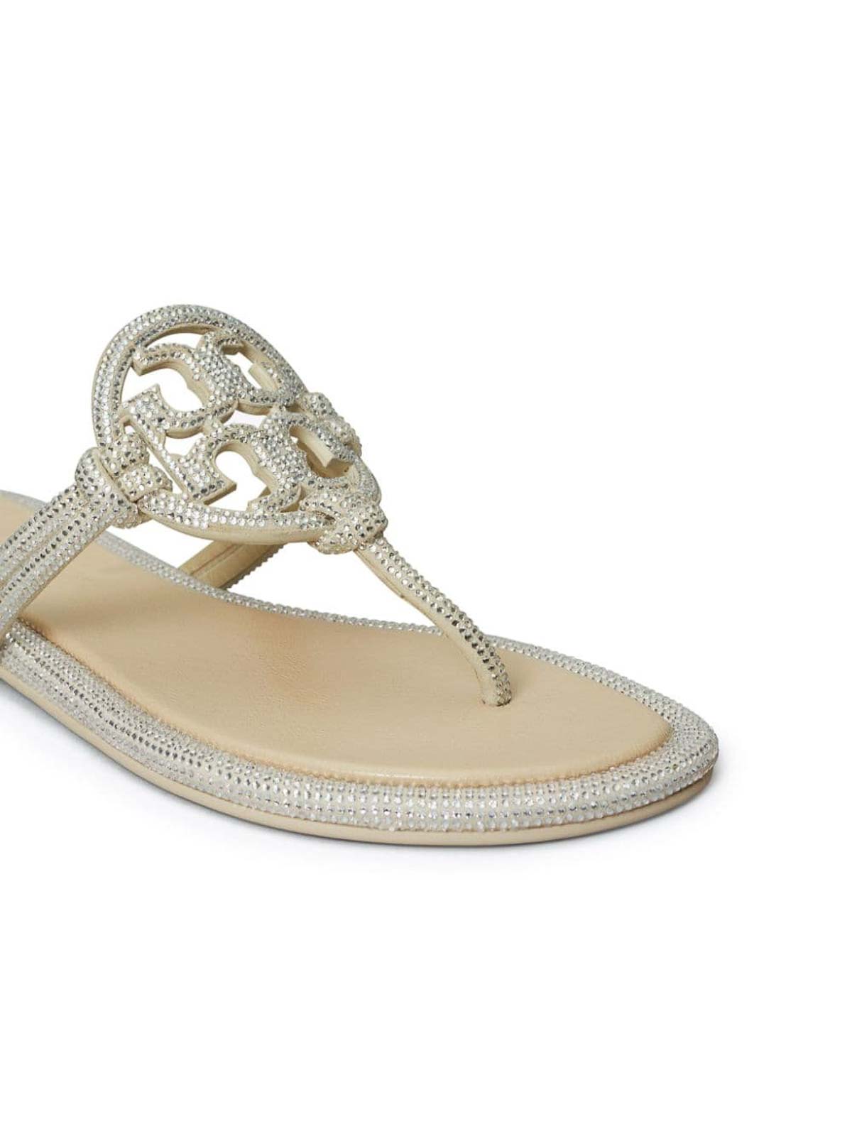 Tory burch clearance miller gold sandals