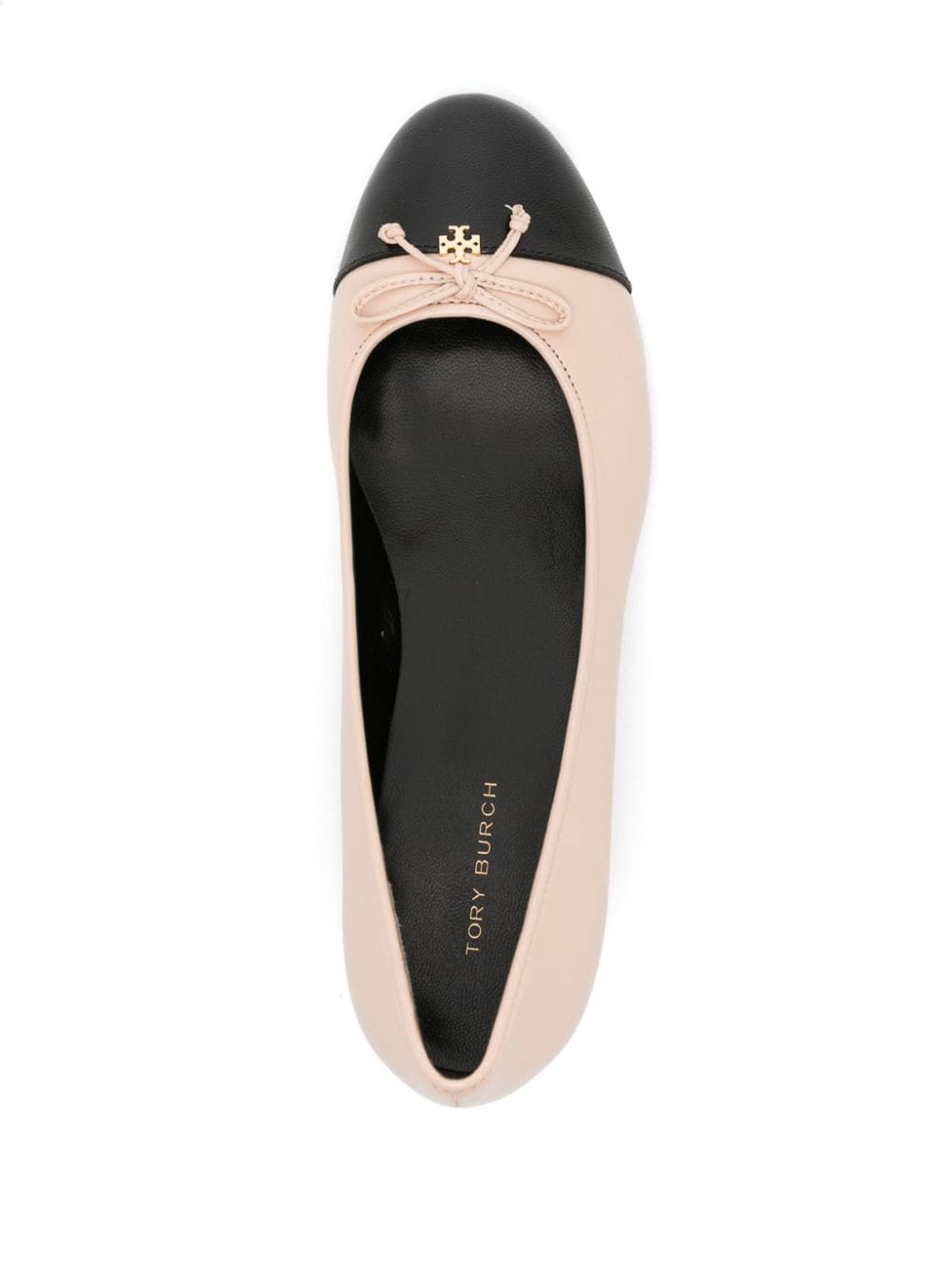 Shop Tory Burch Cap-toe Leather Pumps In Light Pink