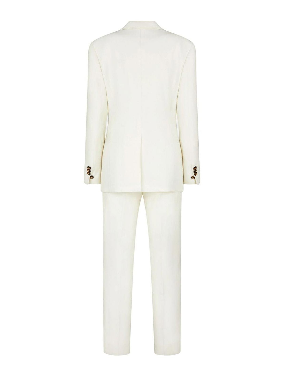 Shop Dsquared2 Double-breast Notched-lapel Suit In White